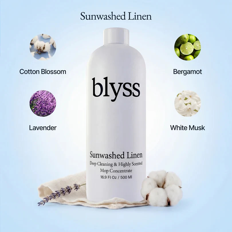 Blyss Mop Soap 4 Variety Pack Brazilian Waves Heartbreaker Baja Sunwashed Linen