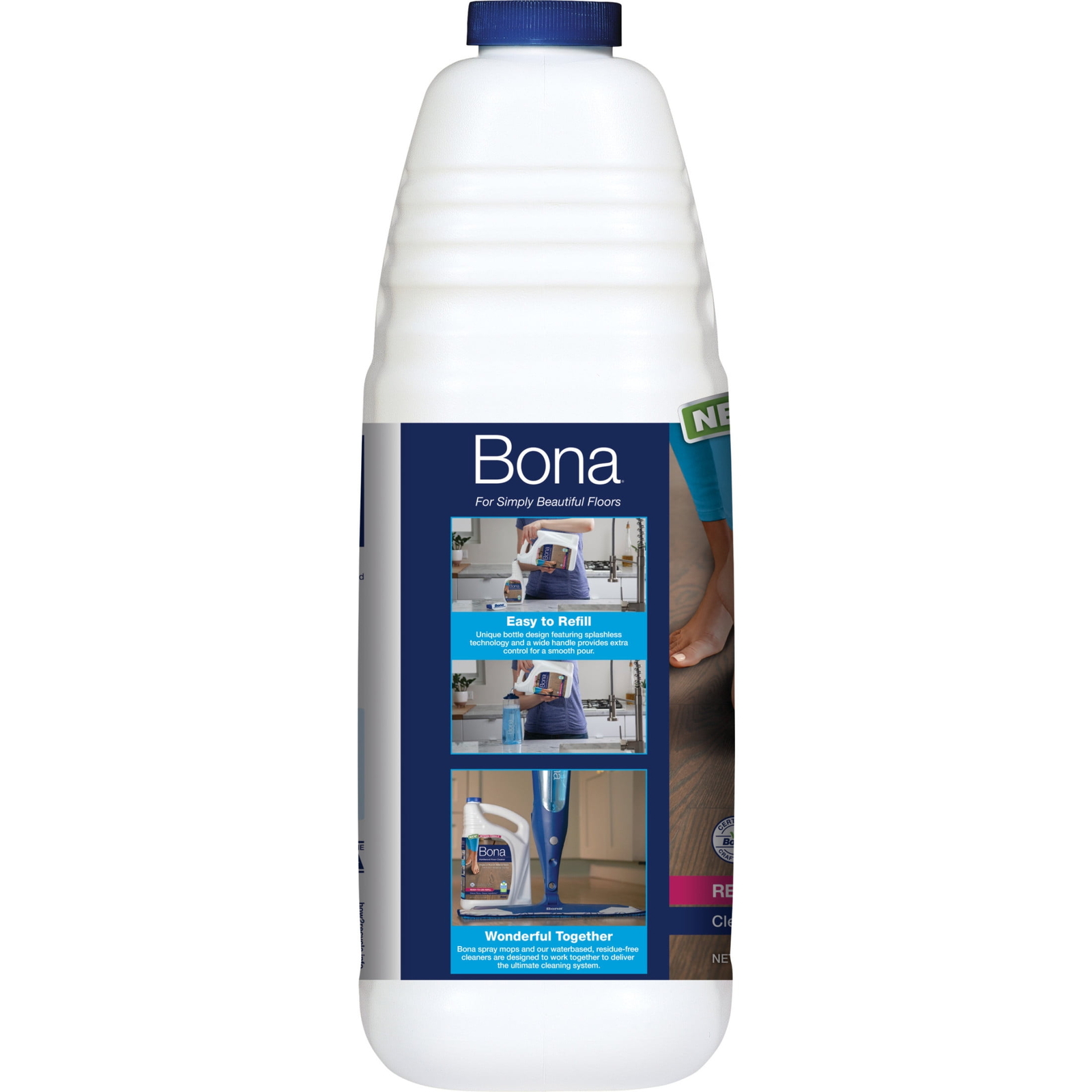 Hardwood Floor Cleaner Refill, 96 Fl Oz