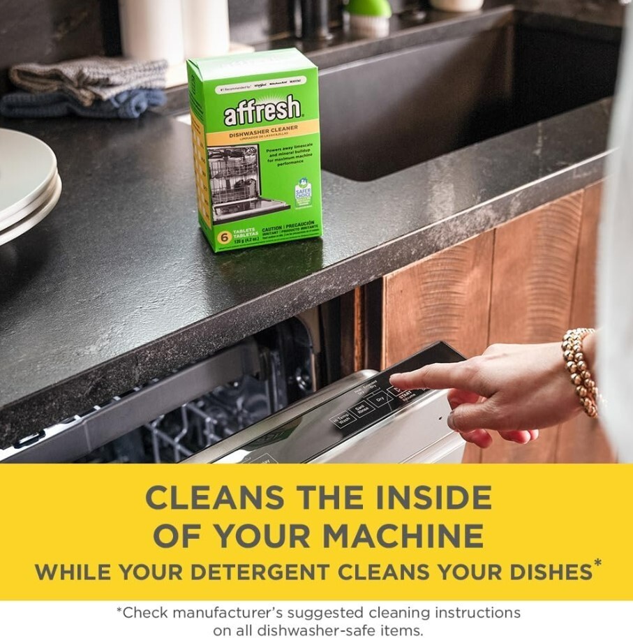 Dishwasher Cleaner Tablets Washing Machine Cleaner sparkling fresh Inside Cleans