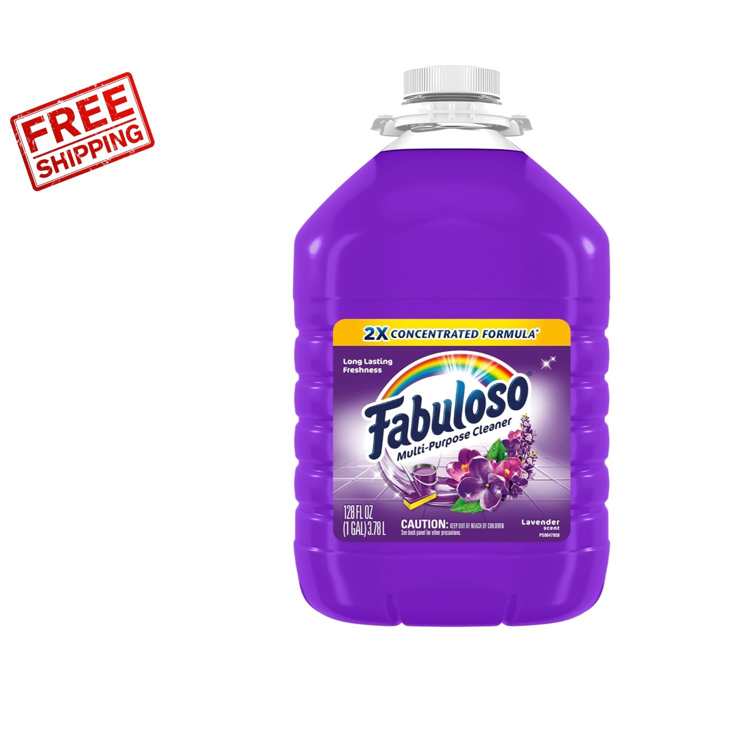 Eco-Conscious 128 Fl Oz Lavender Multi-Purpose Cleaner – 2X Concentrated Formula