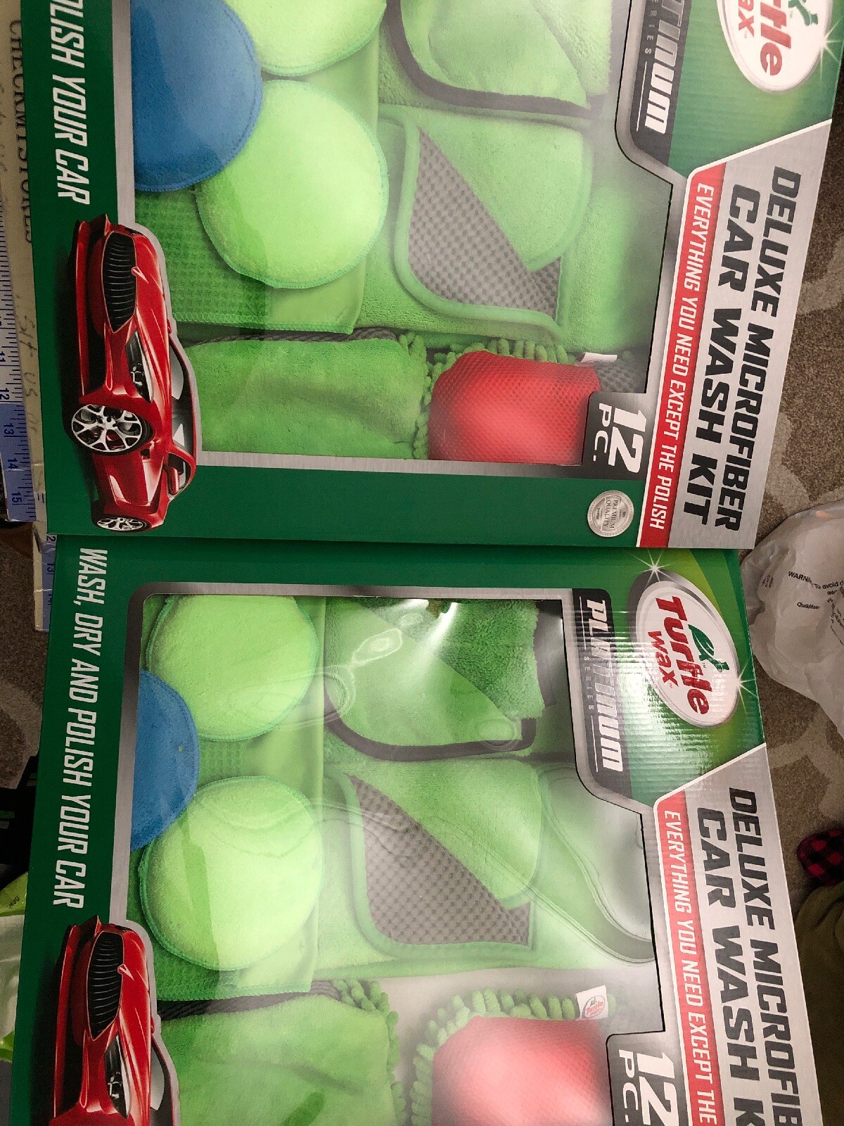 NEW 2X 12PC NEW Turtle Wax DELUXE Platinum Car Wash Club Pack