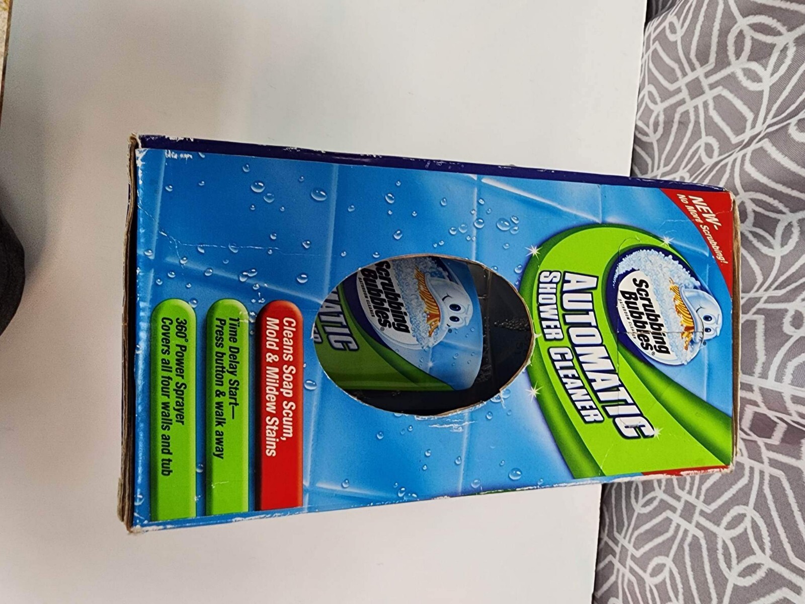 Johnson Automatic Shower Cleaner Scrubbing Bubbles Kit Dual Sprayer