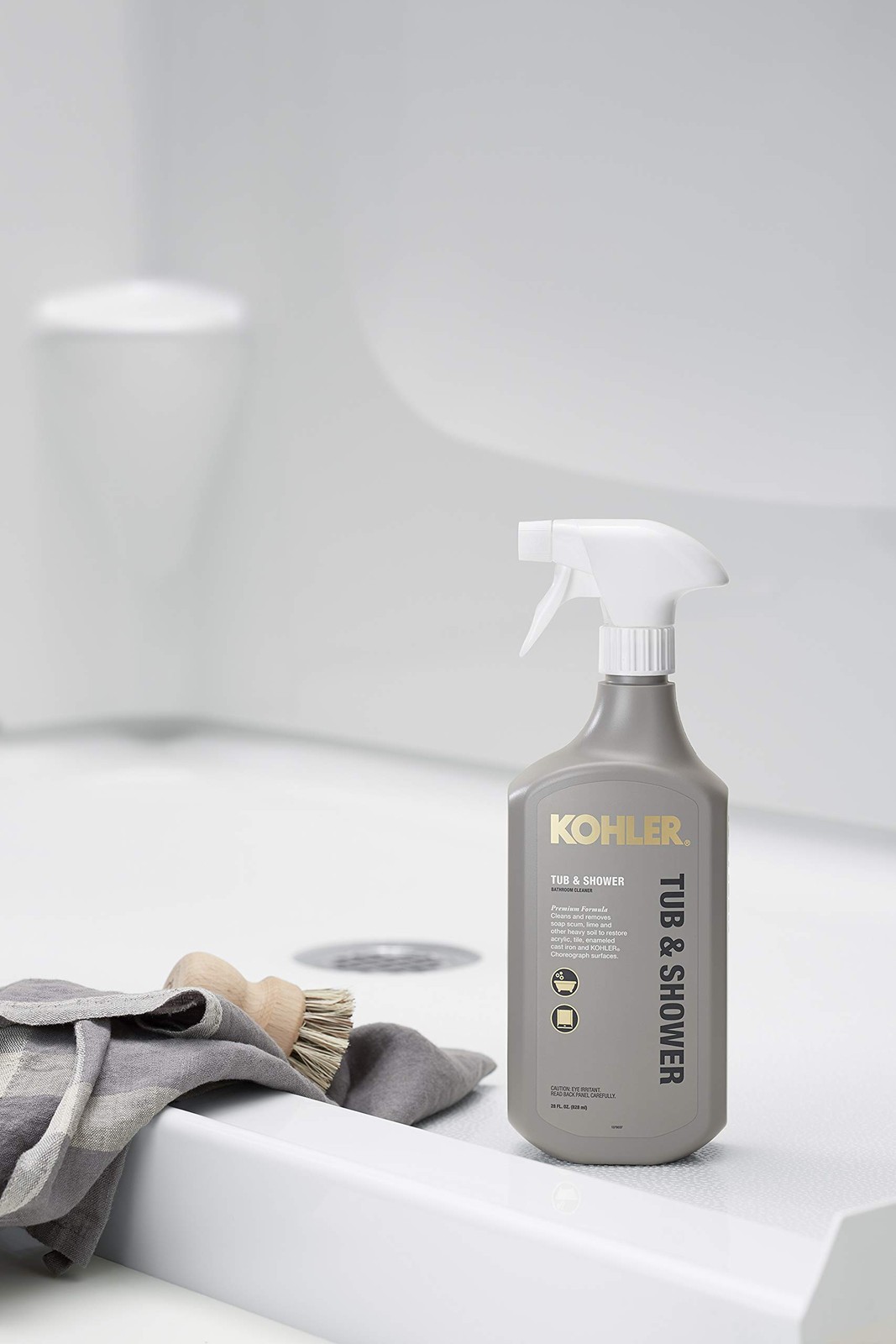 KOHLER KEC23732NA Tub and Shower Cleaner, Bathroom Cleaner, Restores Acrylic,…