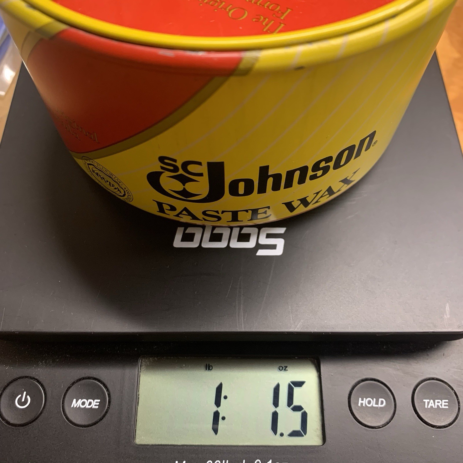SC Johnson Paste Wax The Original Formula 16 oz (over 1lb) Discontinued