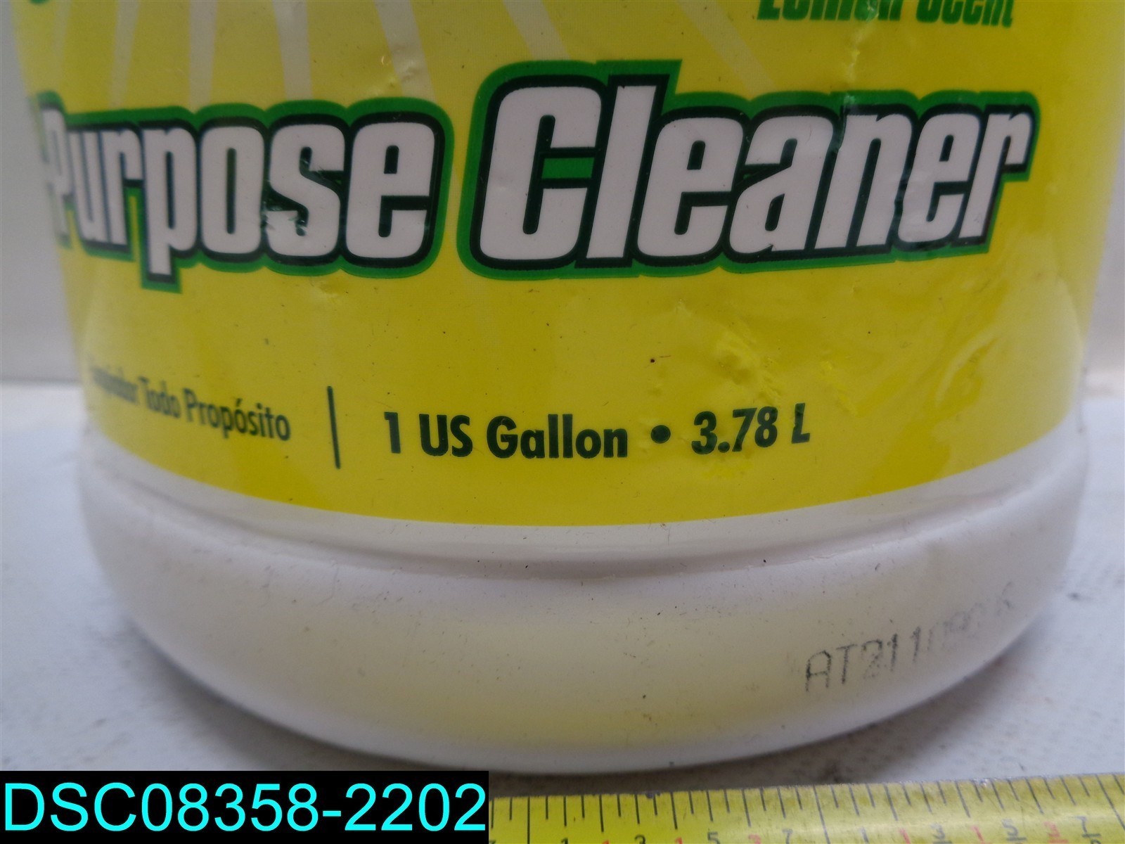 QTY=2GALLON:(1 GAL X 2)Simple Green Lemon Scent All-Purpose Cleaner 043318140105