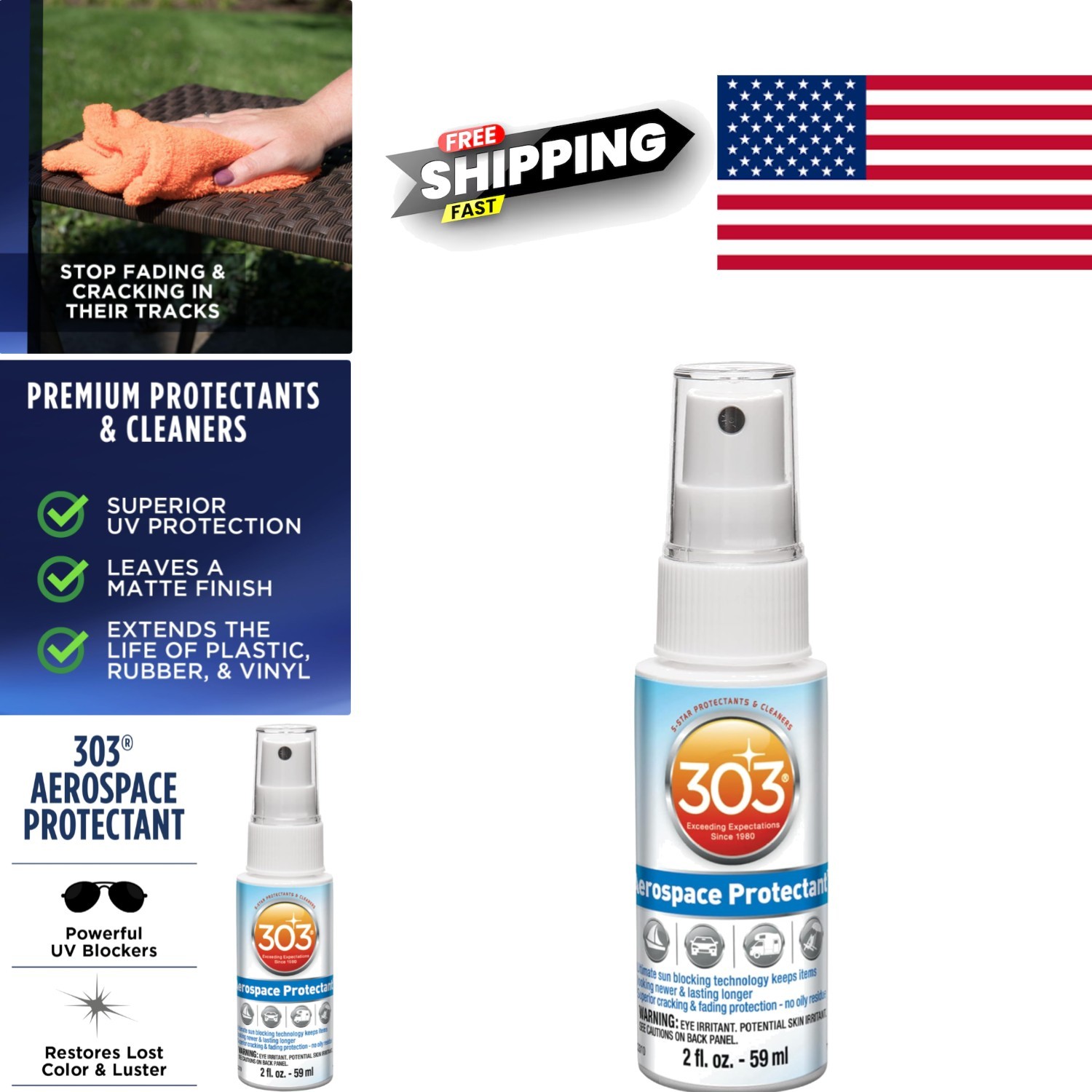 UV Shielding Protectant 2 Fl Oz Ideal for Pool Covers and Outdoor Furniture