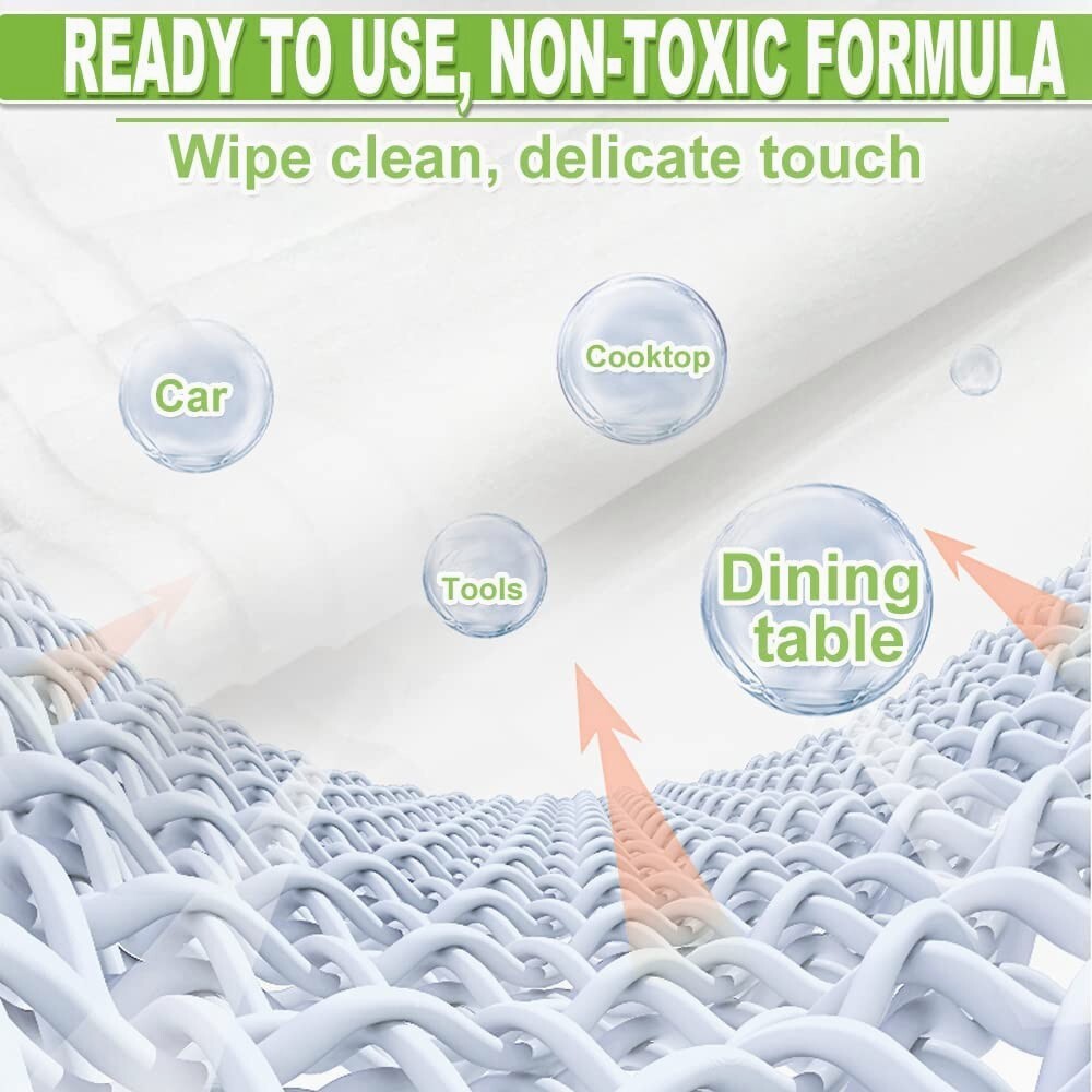 Air Jungles All Purpose Car and Home Cleaning Wipes 70 Count (Pack of 3)
