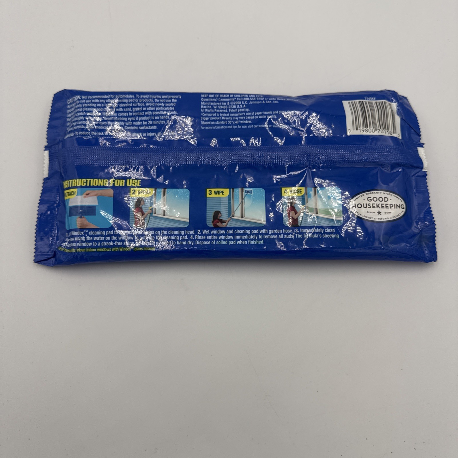 Windex Outdoor All In One Glass Cleaning Pads 602684 2 Pack Discontinued Rare