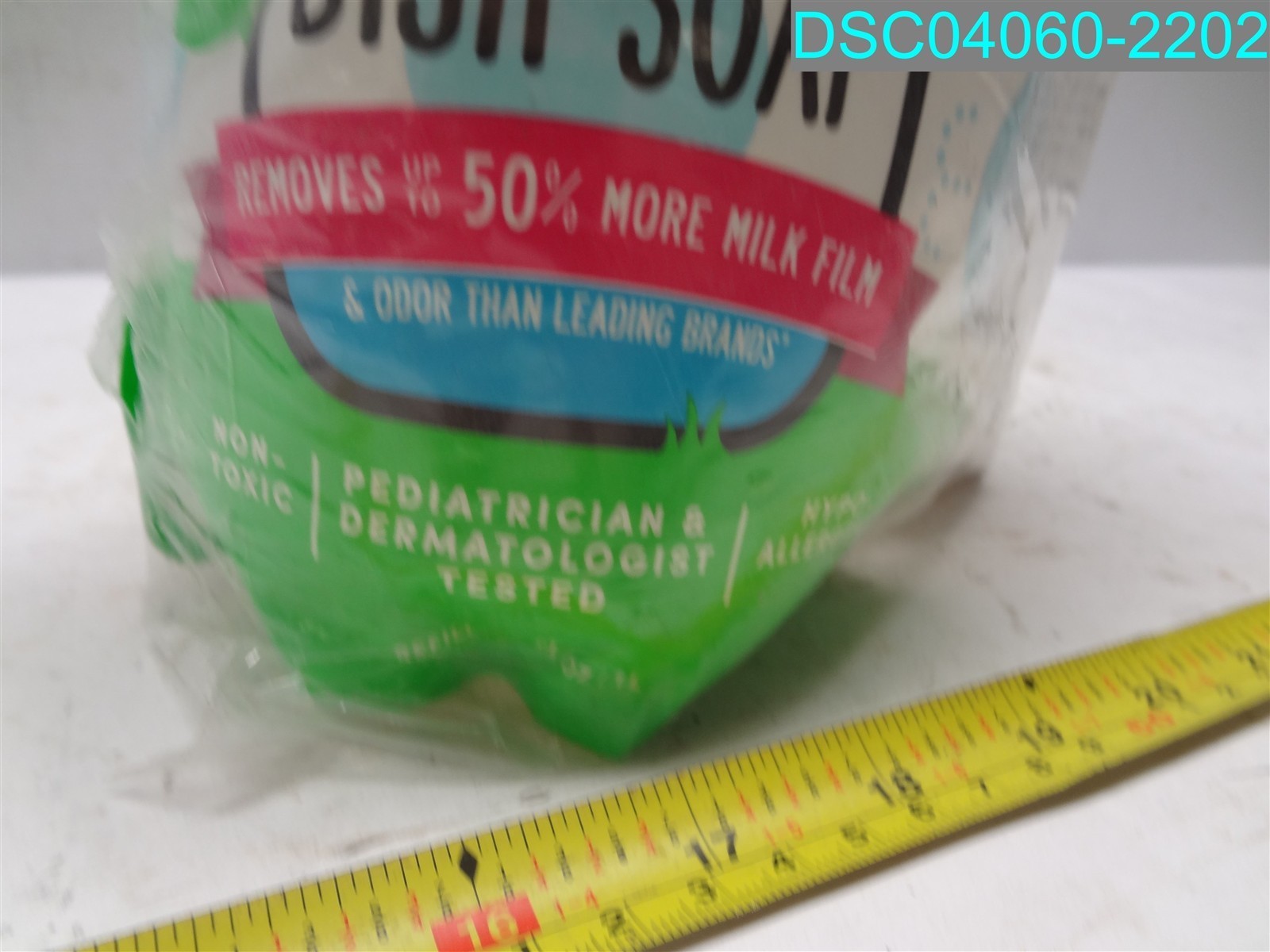 QTY=68 OZ:(2 X 34 OZ)Dapple Refill Pack Baby Bottle and Dish Liquid 892245001344