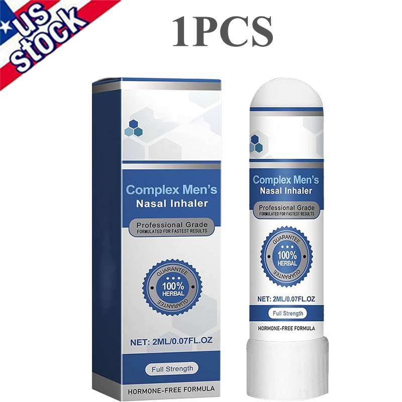 Uncle Stiffy Nasal Inhaler, Complex Mens Nasal Inhaler, Prostate Restore Energy