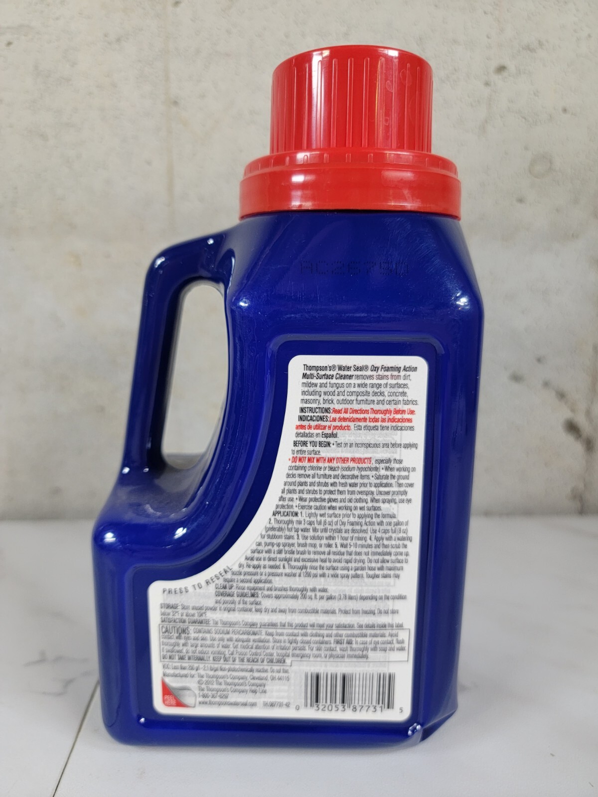 Thompsons WaterSeal Oxy Foaming Action Exterior Multi-Surface Cleaner 2 lbs