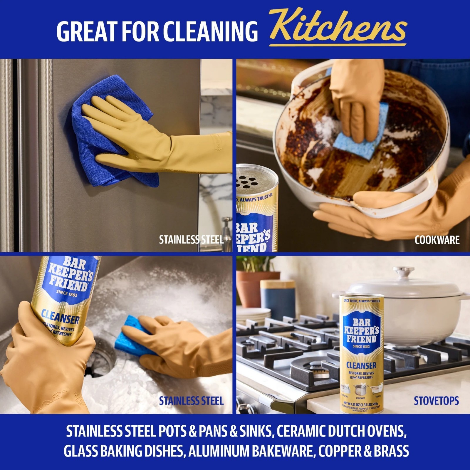 Bar Keepers Friend 21 -oz Powder All-Purpose Cleaner