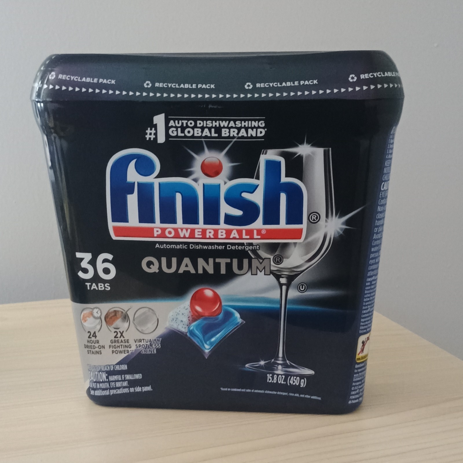 Finish Quantum Powerball Dishwasher Detergent Tablets 36 Count 15.8 oz