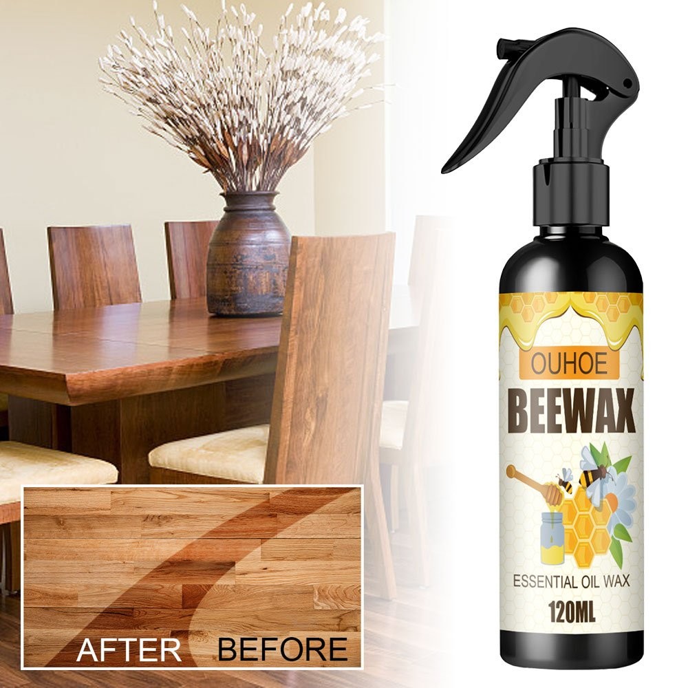 Bee Wax 120ml Furniture Polish Spray Micro-Molecularized Beeswax US