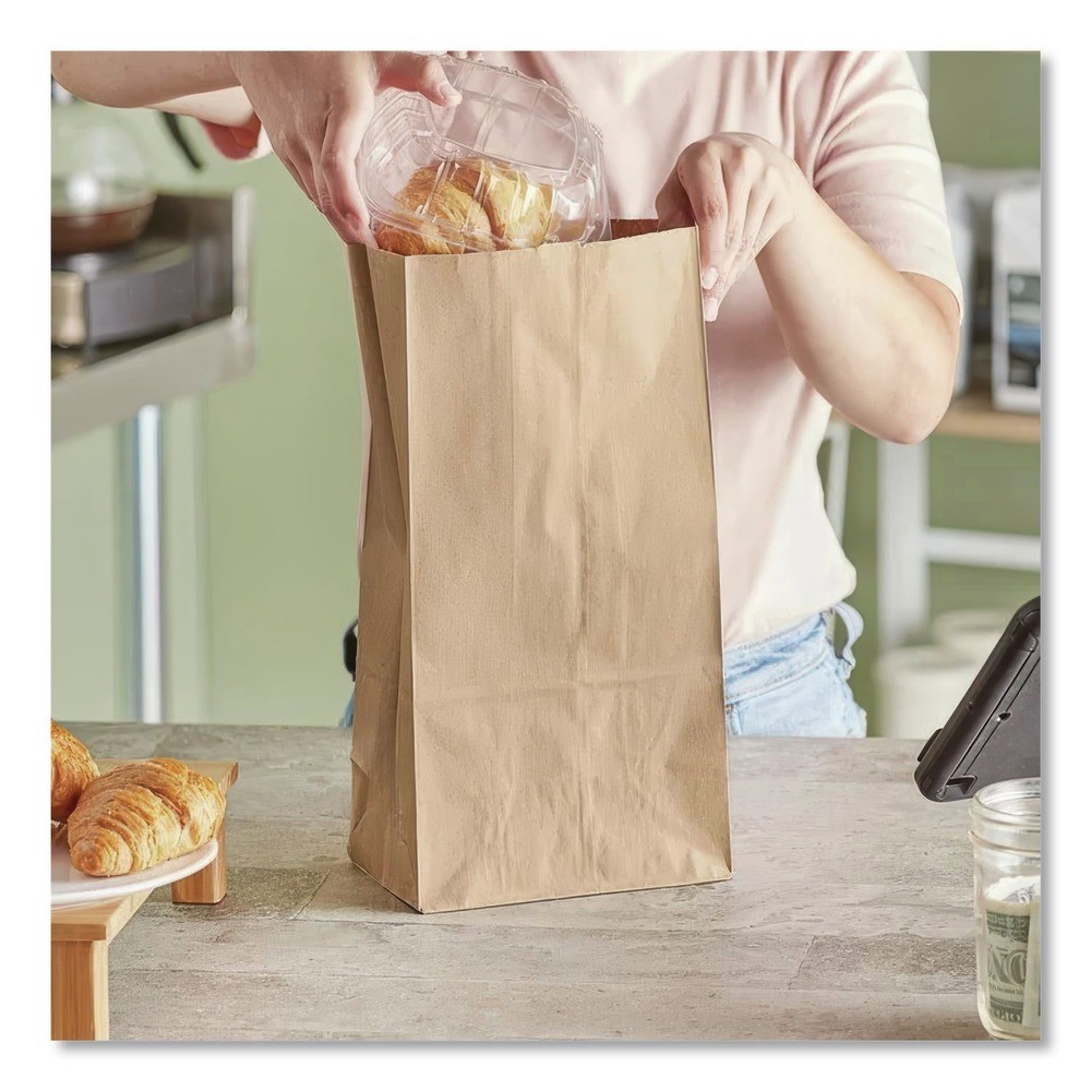 Paper Bags & Sacks GH12 #12 Grocery Paper Bags – Kraft (500/Bundle) New