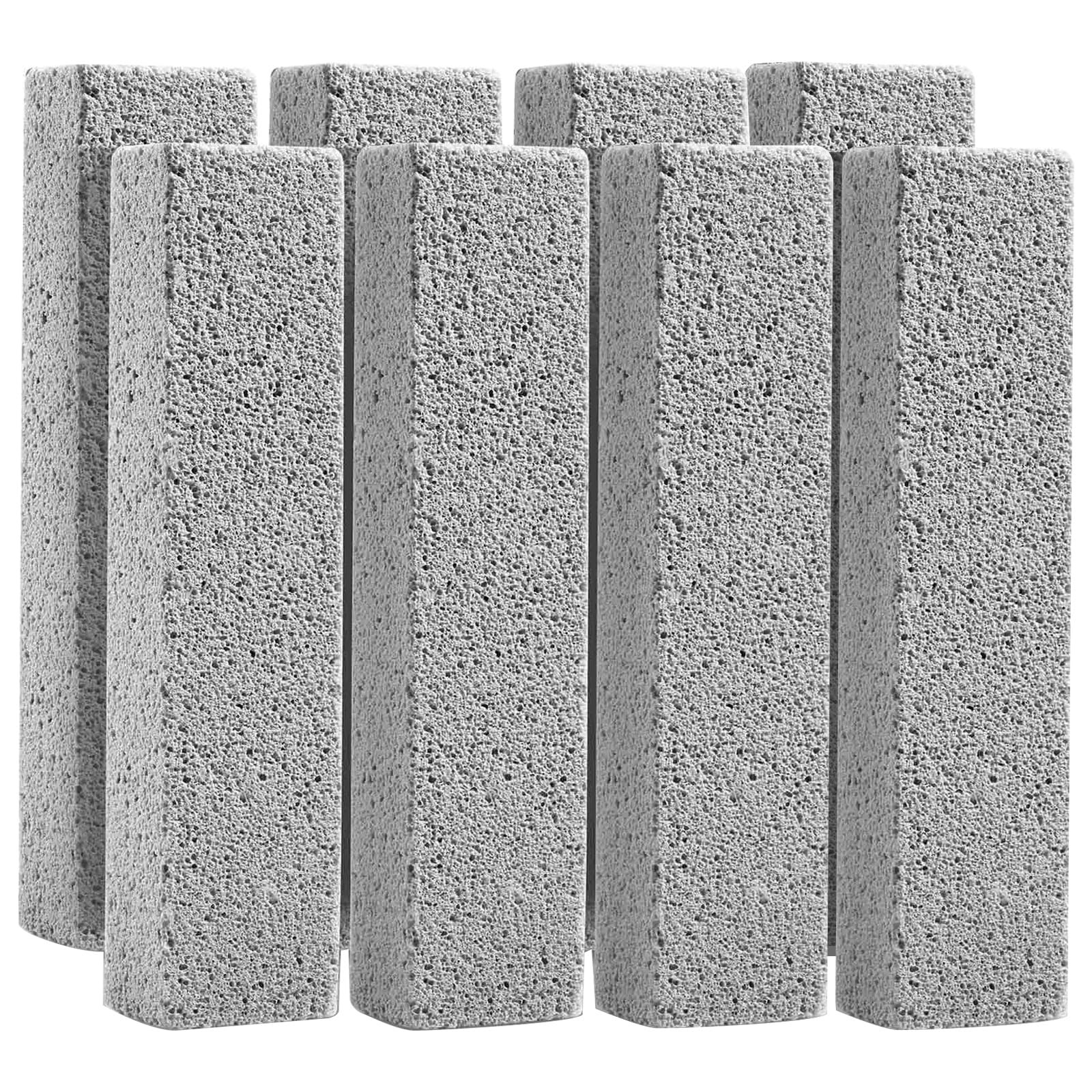 8 Pack Pumice Stone for Toilet Bowl Cleaning, Scouring Stick Remove Toilet Bowl