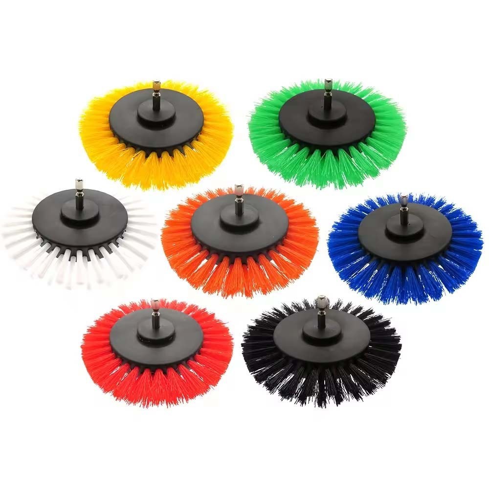 Drill Brush Electric Attachment Power Scrubber Cleaner Cleaning Carpet 3.5 Inch