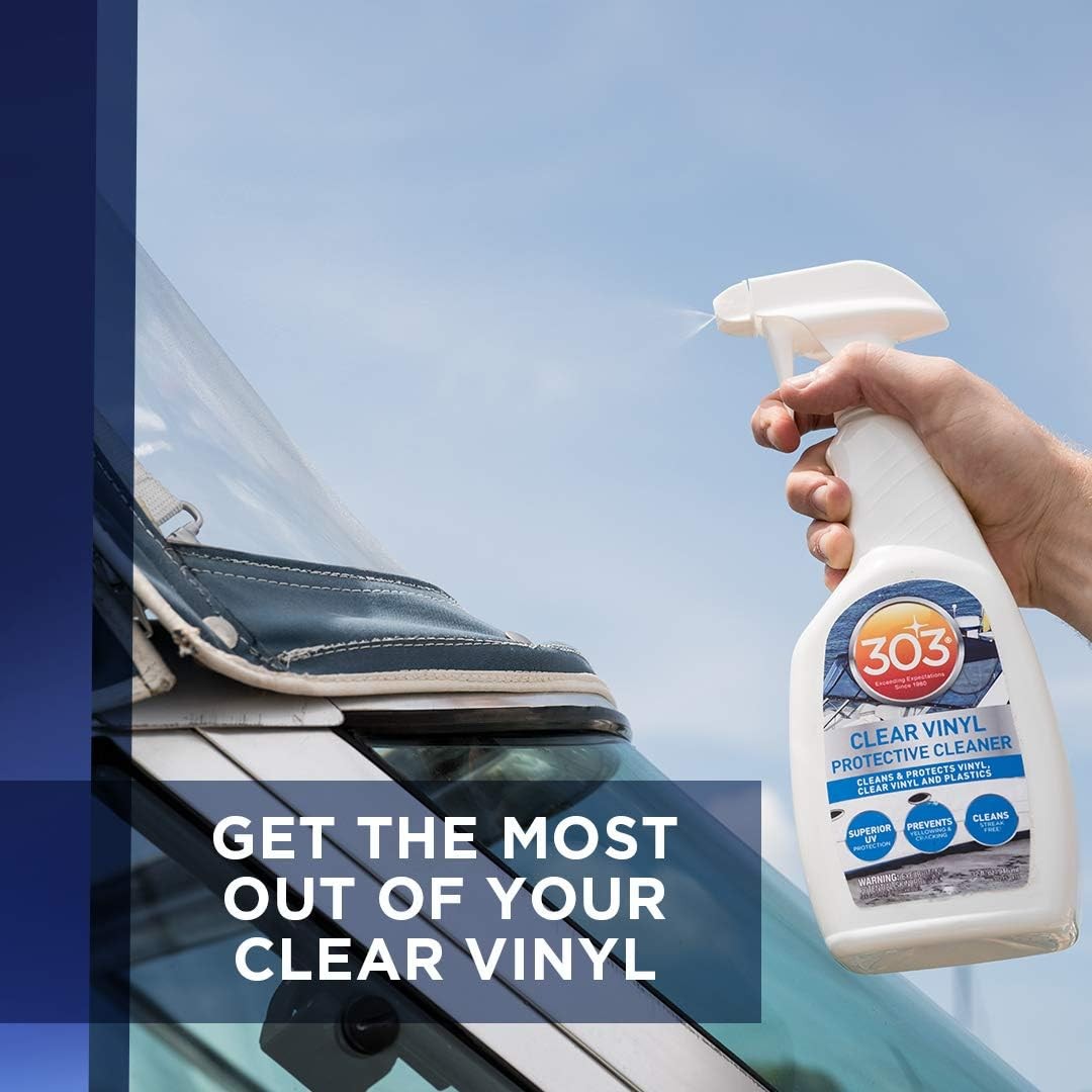 303 Marine Clear Protective Cleaner, 32oz ? Cleans & Protects Vinyl & Plastics