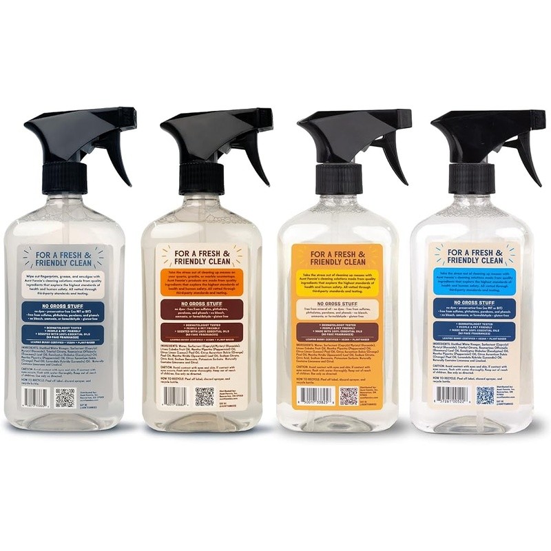 Natural Cleaning Spray Stainless Steel Granite Glass Wood Multi-Surface Cleaner