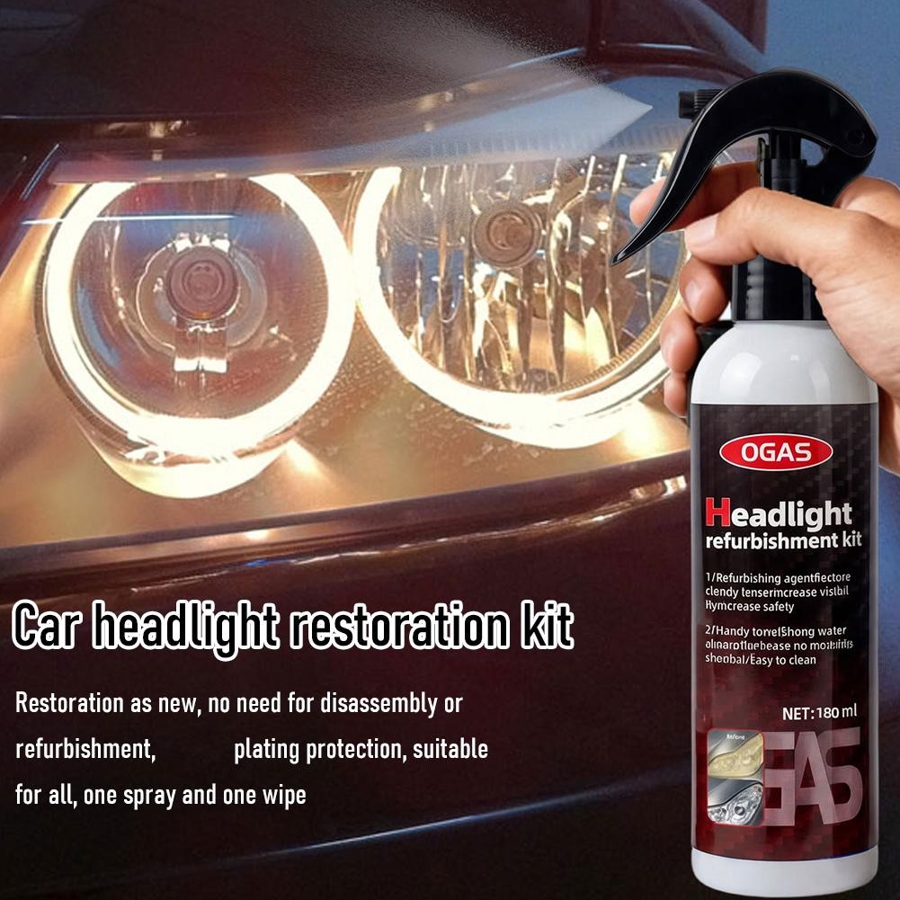 Ogas Headlight Restoration, Automotive Headlamp Restoration Fluid Kit