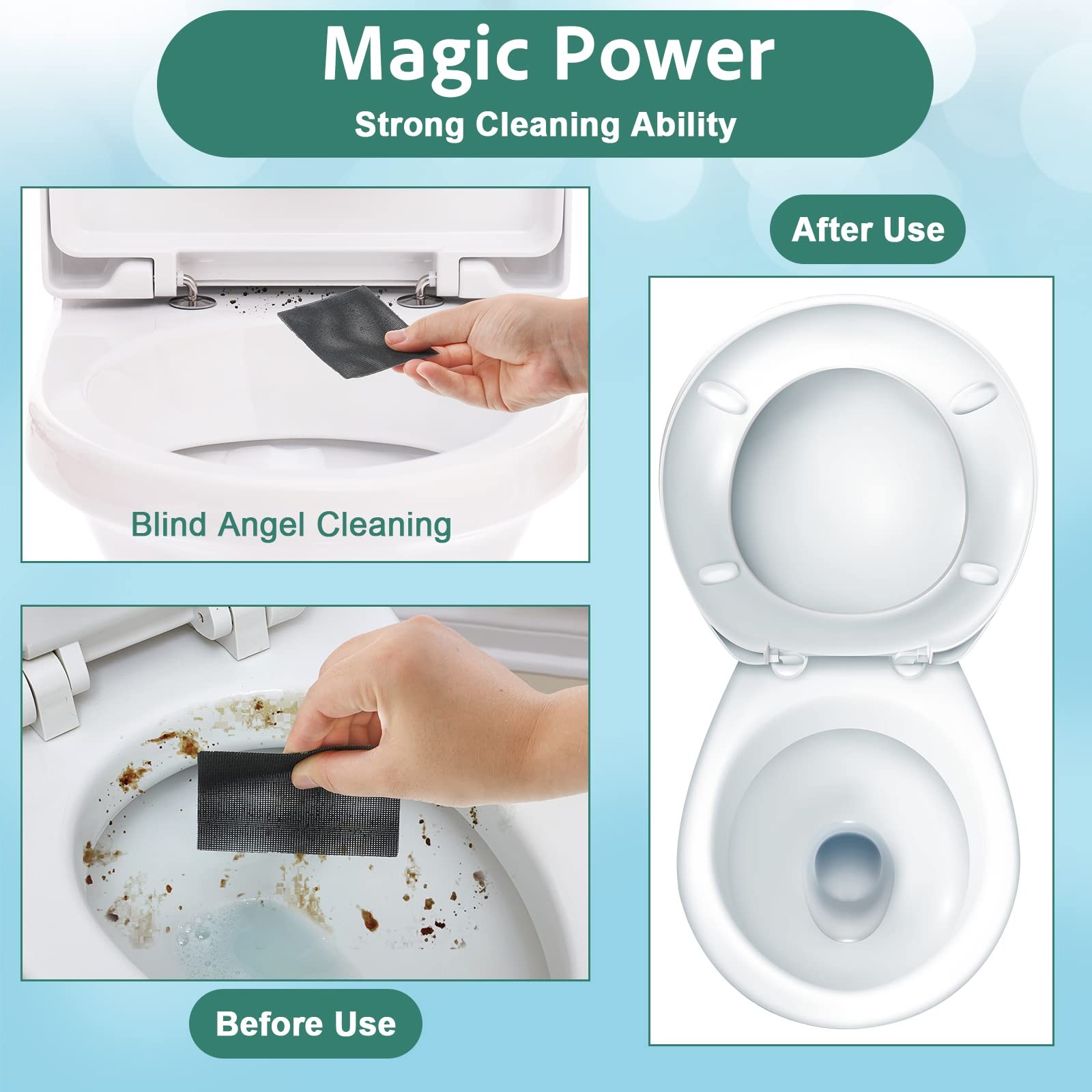 Flexible Scrubbing Screen For Household Cleaning Toilet Ring Remover 5.5 X 4 Inc