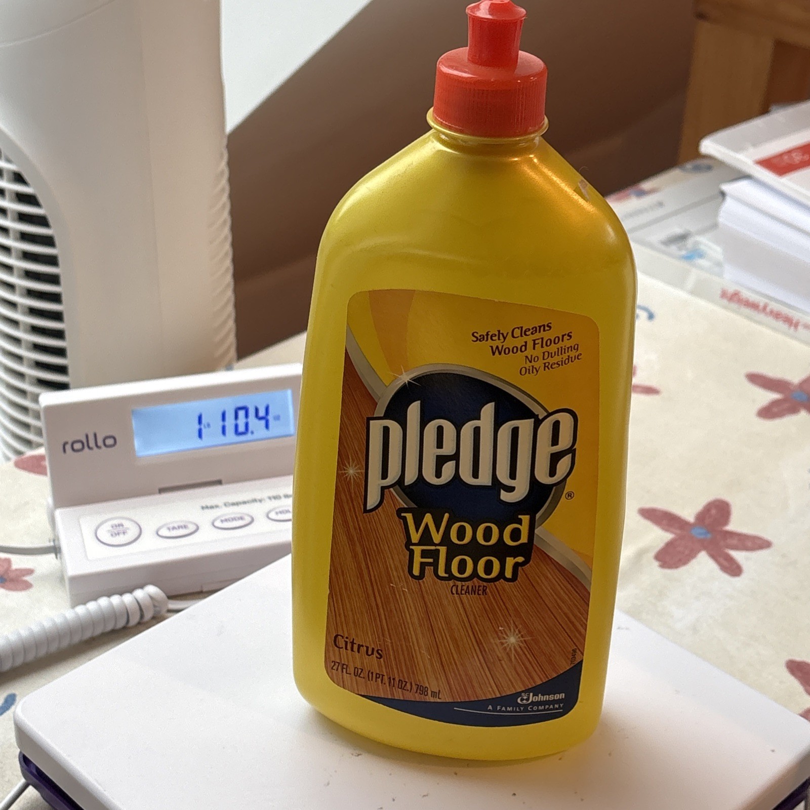 Pledge Wood Floor Care Wood Clean Shine Protect 27 Ounce Citrus Scent