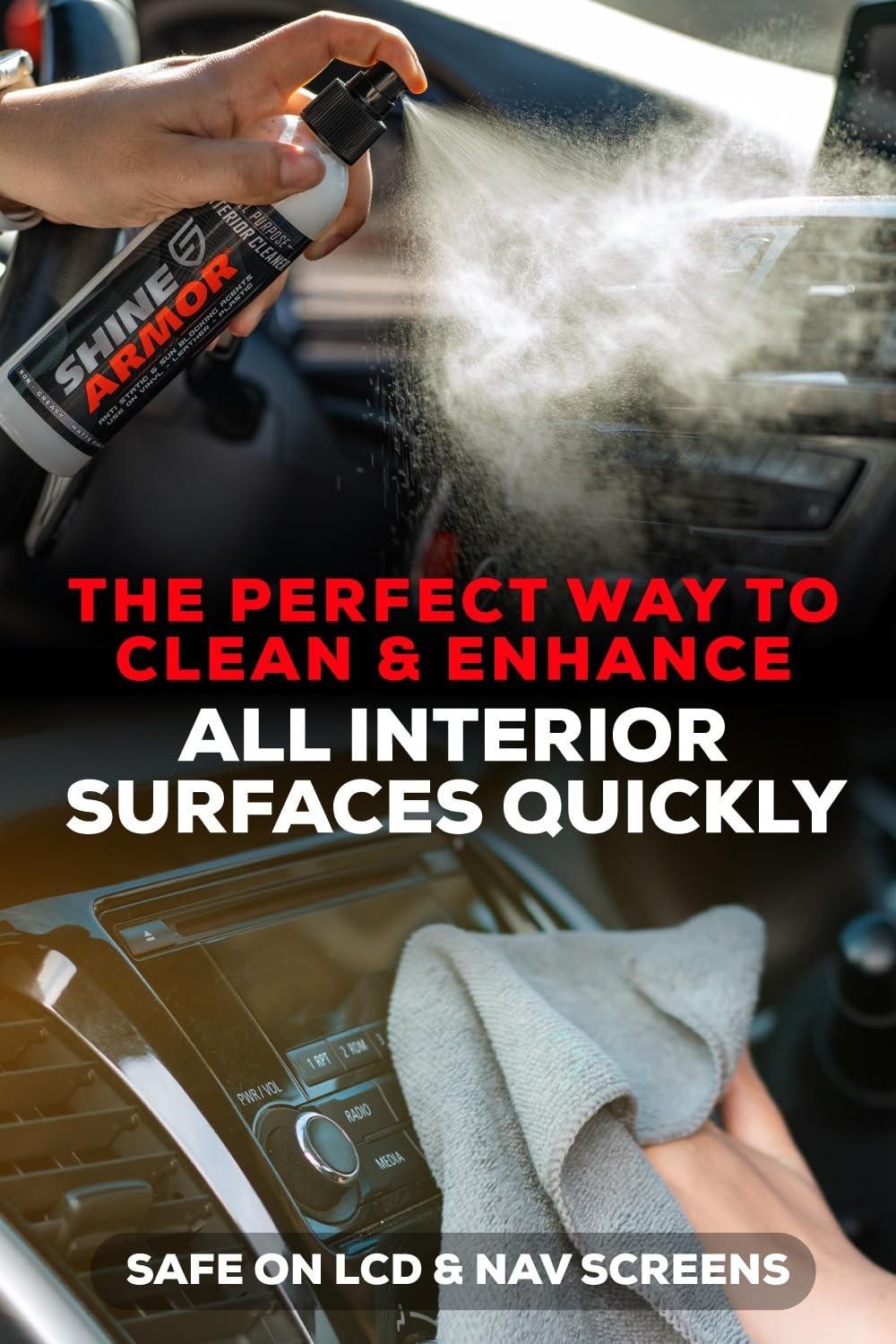 Car Interior Cleaner for Vehicle Detailing, Cleans and Protects Your Dashboar…