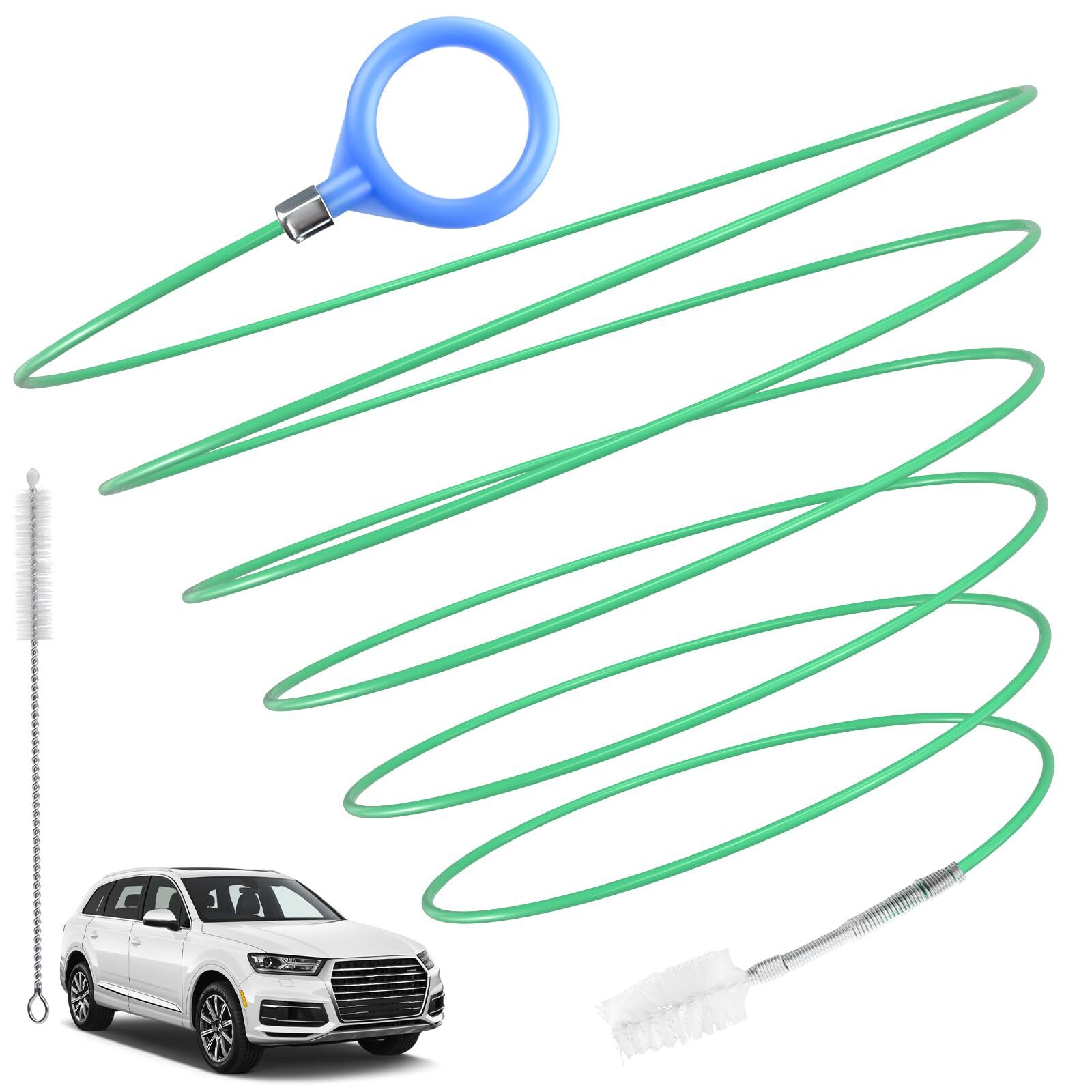 Auto Sunroof Drain Cleaning Tool, 118Inch Long Pipe Cleaner for Car,Flexible New