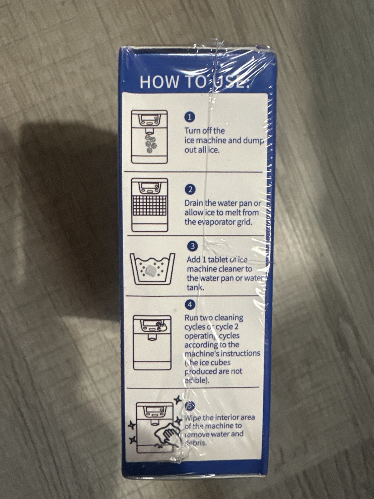 Ice Machine Cleaner 12 Pieces Clean Tablets open box Exp 2027