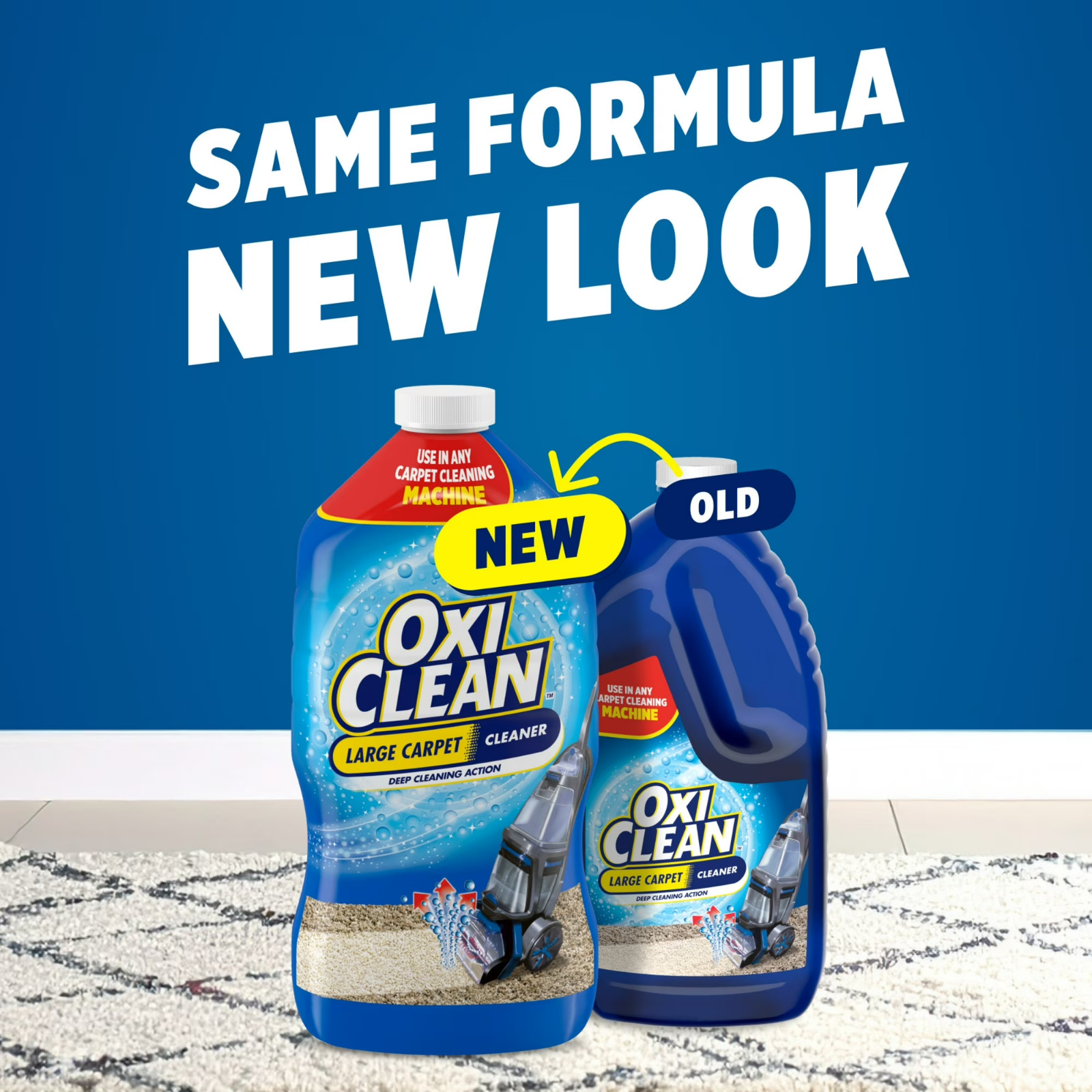 OxiClean Carpet Cleaner Solution 64 fl oz 3-Pack Fast Ship USA