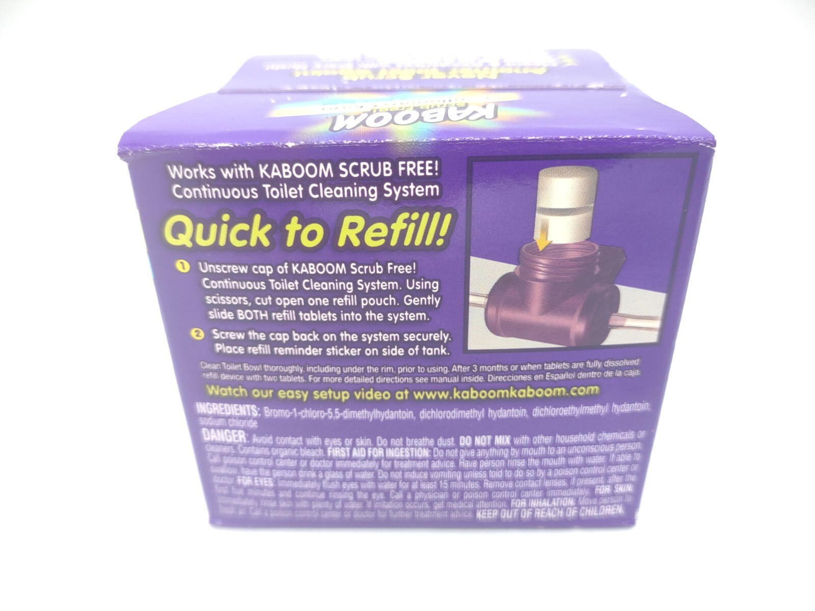 Kaboom 2-Pack Refill – Kaboom Scrub Free! Continuous Clean with OxiClean