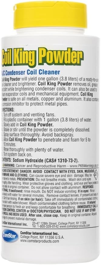 ComStar Coil King Foaming Condenser Coil Cleaner & Brightener