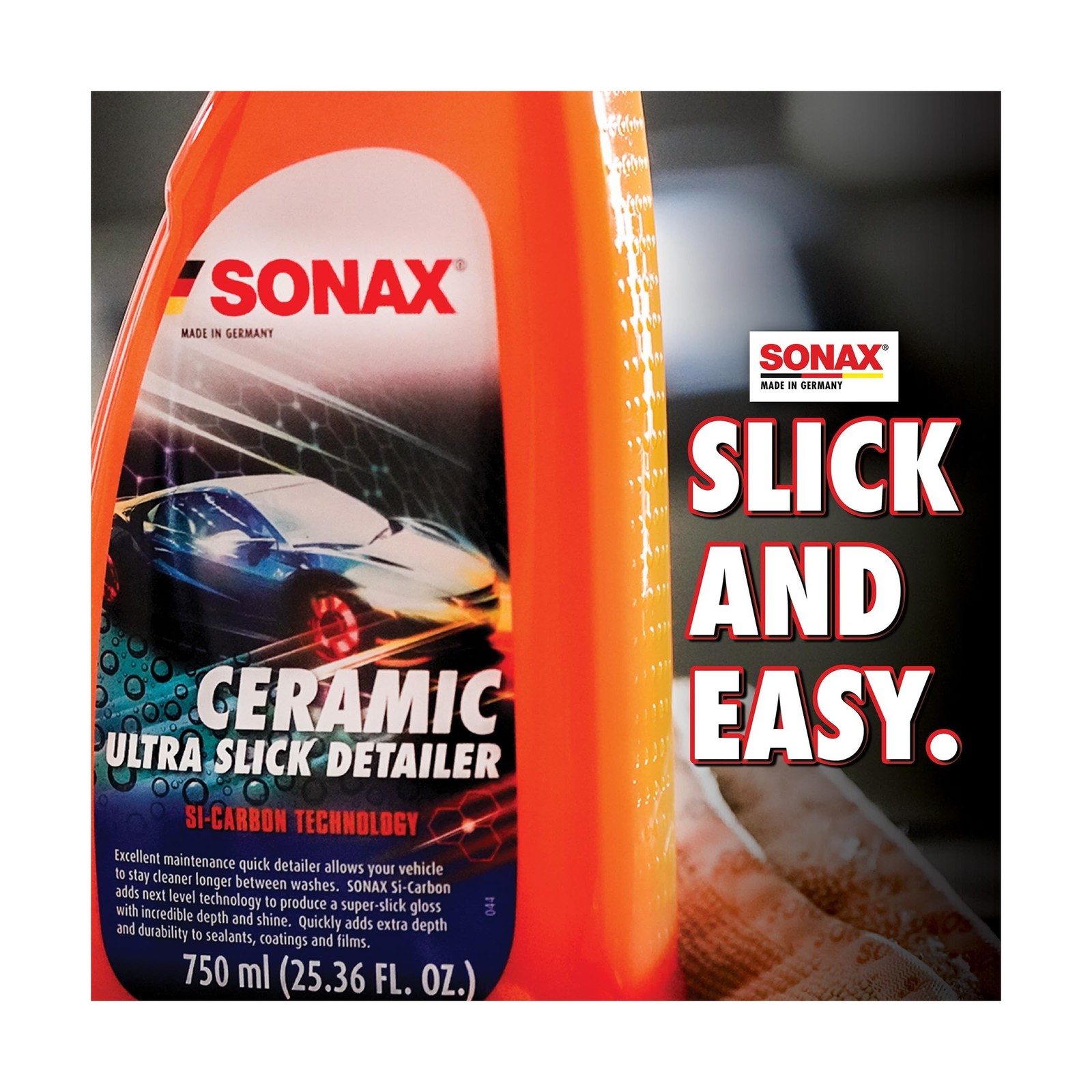 SONAX Ceramic Ultra Slick Detailer | Ceramic Quick Spray Detailer | Si Carbon…
