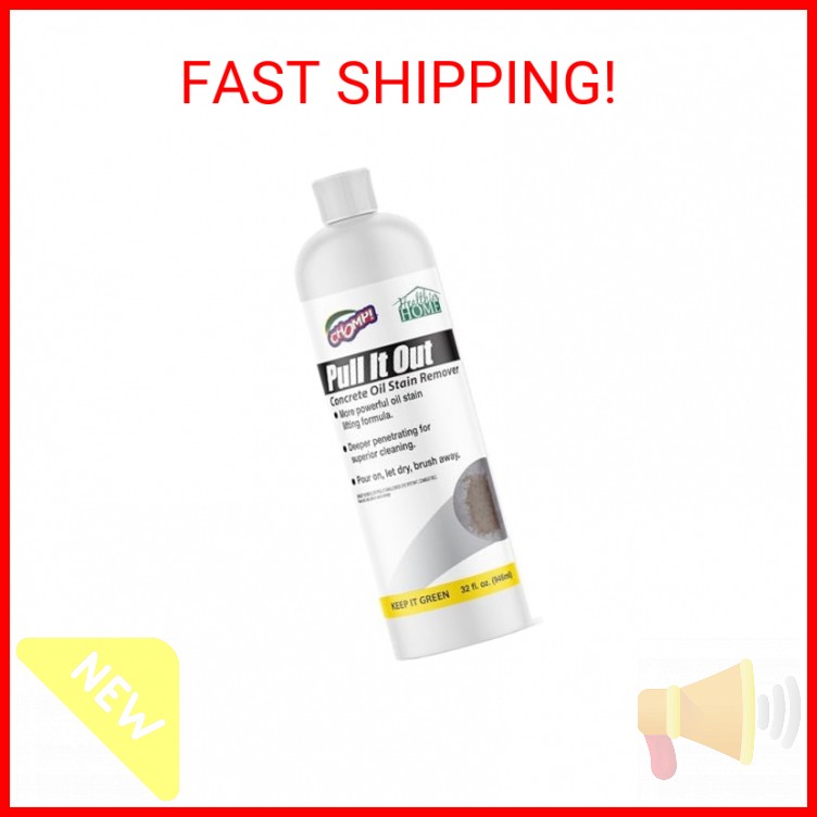 CHOMP! Concrete Oil Stain Remover: Pull It Out Removes and Cleans Oils, Greases