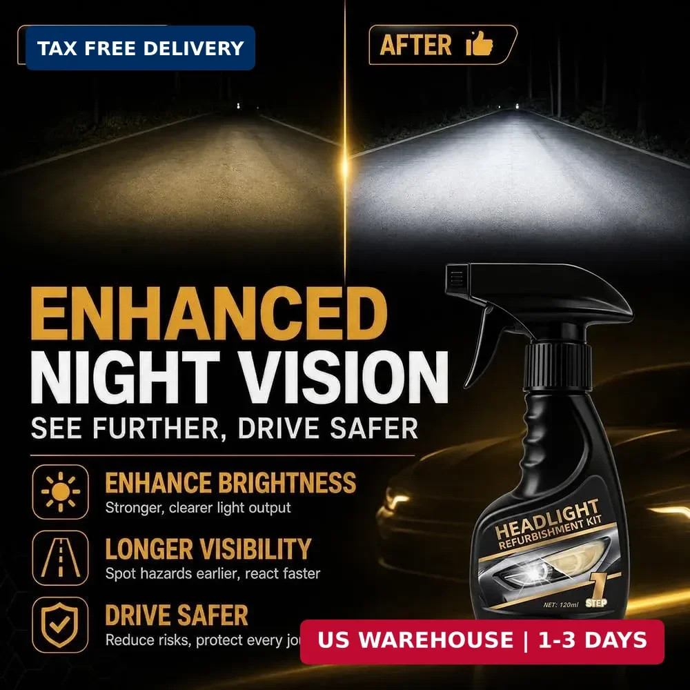 Headlight Restoration Kit,Headlight Restoration,Headlight Cleaner Oxidized & Yel