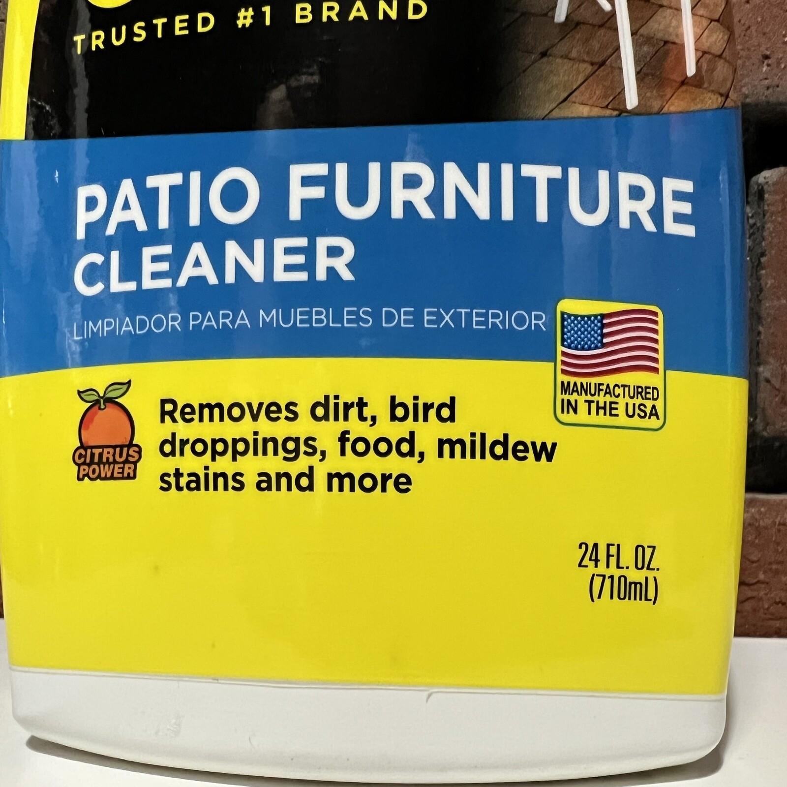 Goo Gone Outdoor Patio Furniture Cleaner Wicker Cushion Spray 24 Oz New