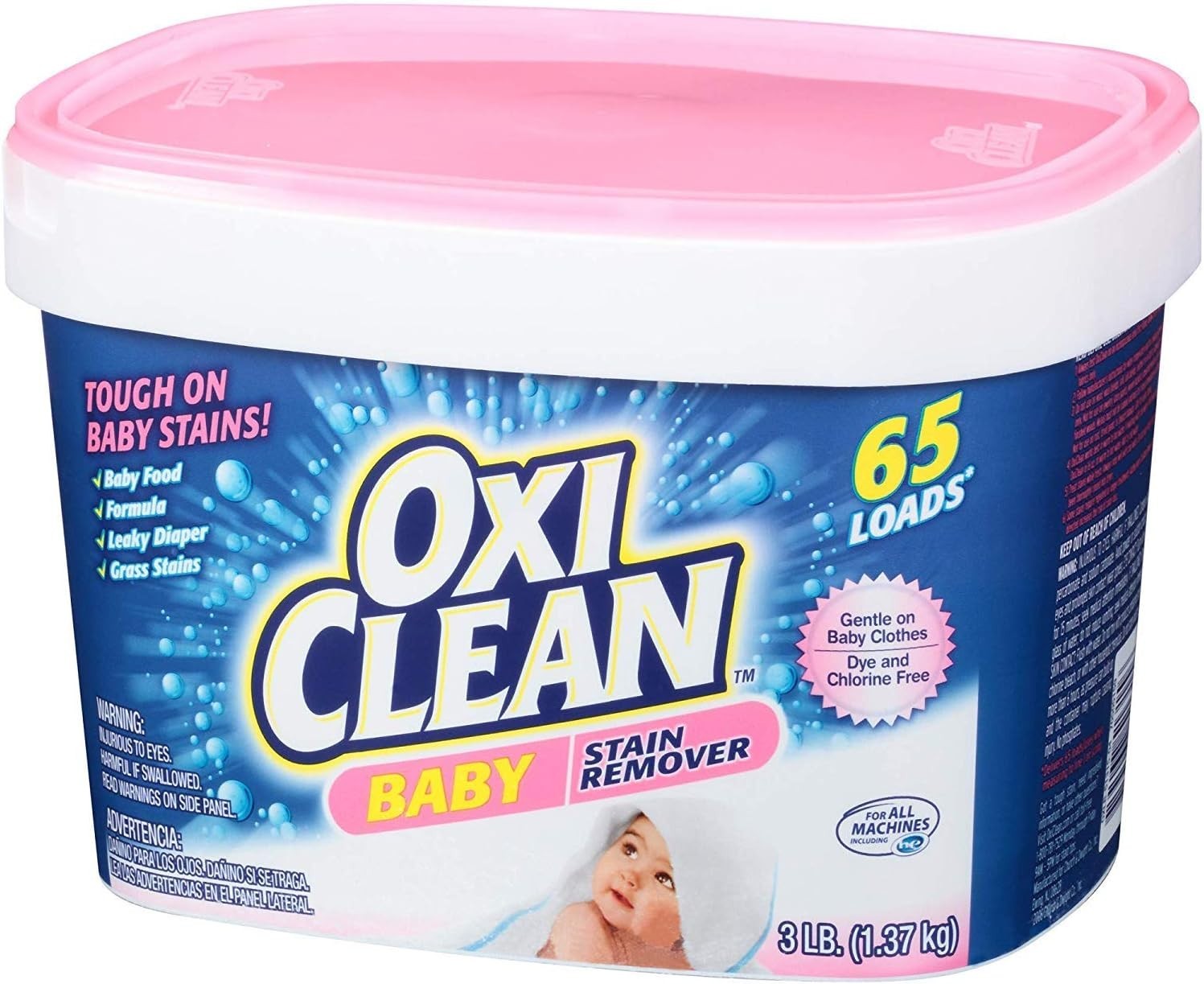 Baby Stain Fighter, Soaker, 3 lb Tub Baby Stain Soaker (2 Pack)