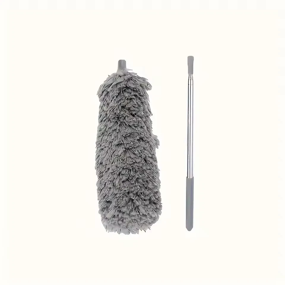 Microfiber Duster Soft Feather Dusting Brush Household Extendable Cleaning Tool