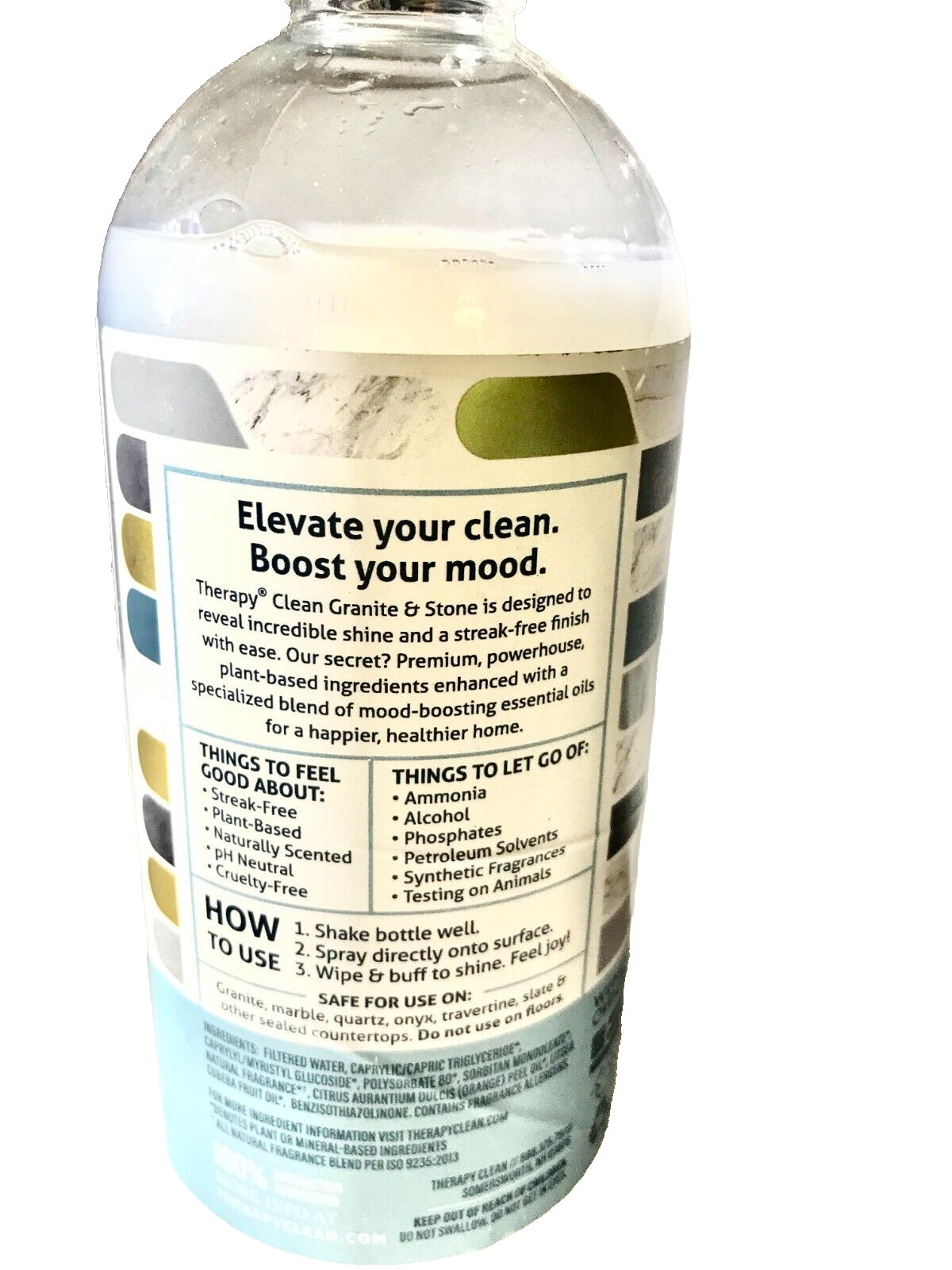 Granite & Stone CLEANER & POLISH COUNTERTOP Cleaner, HEADSTONE Cleaner 16 FL OZ