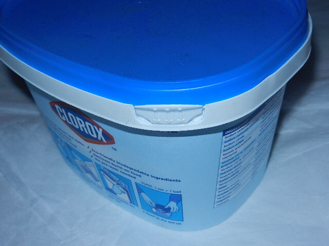 new seal Clorox Triple Action Dishwasher Detergent 43 Pacs scrubs degreases