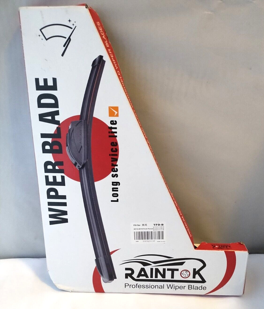 Raintok Professional Wiper Blade 2012-2018 Ford Focus Long Service Life