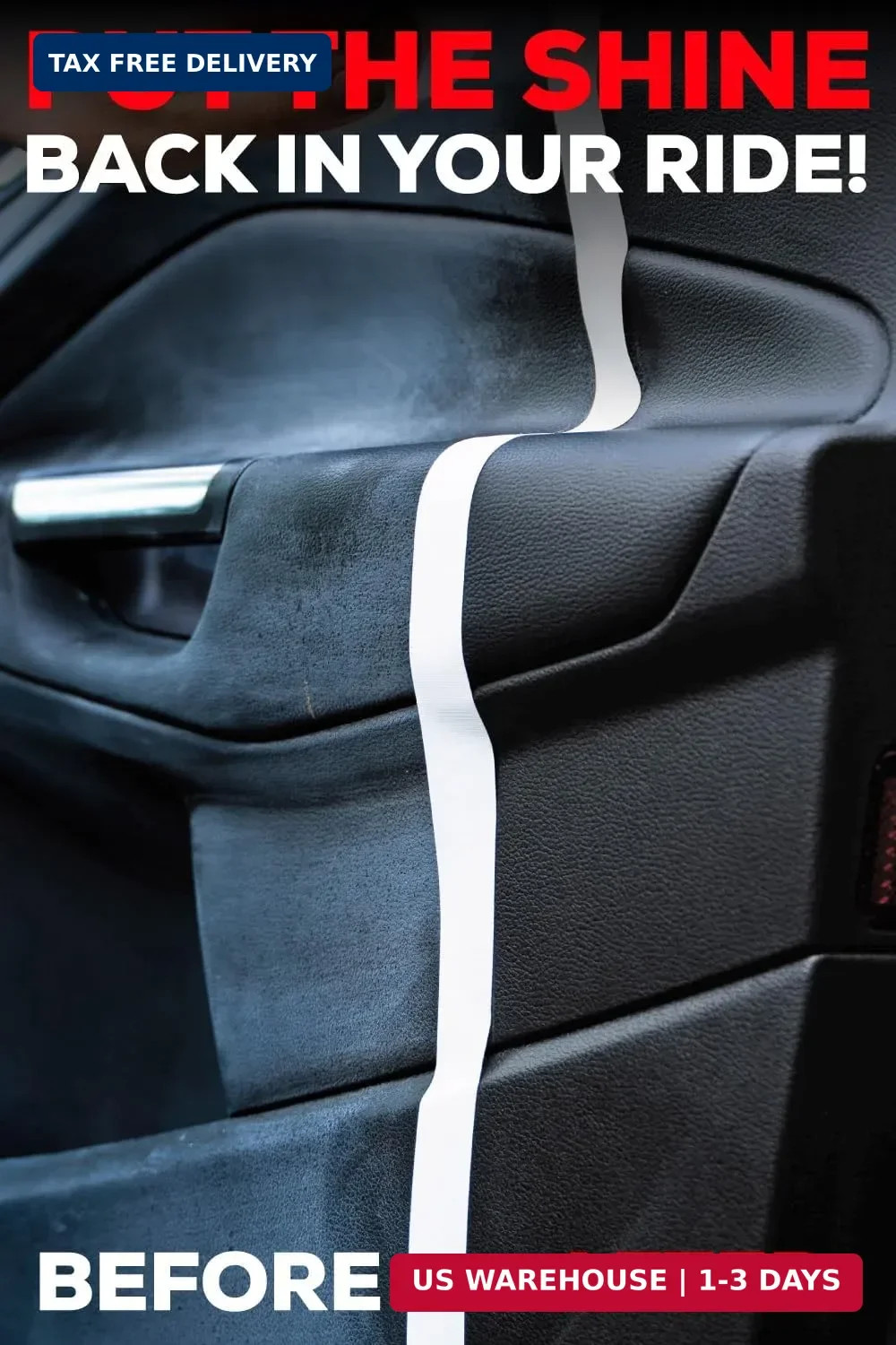 SHINE ARMOR Car Interior Cleaner & Protectant – Interior Detailer Spray with UV
