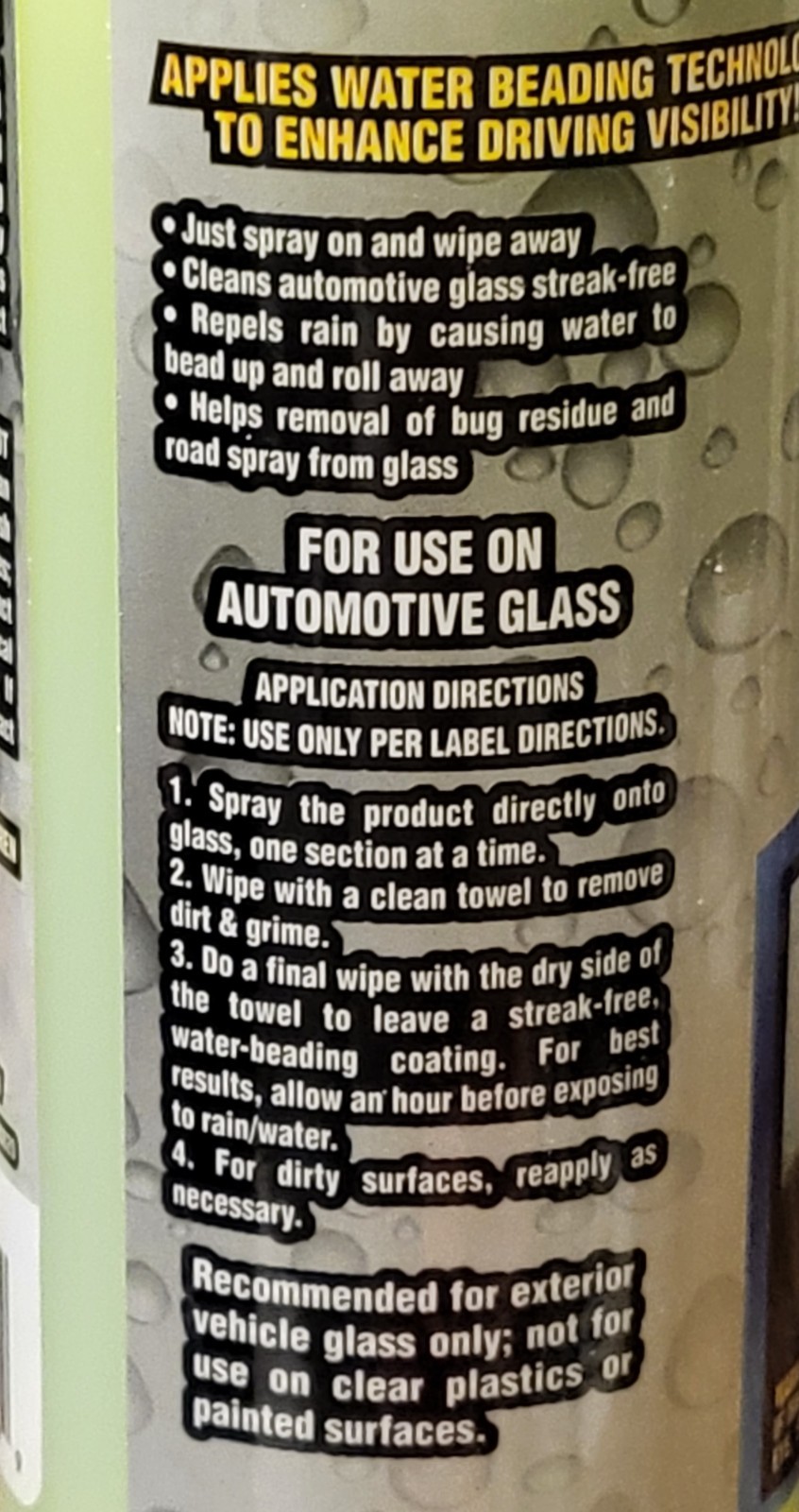 LA’s Totally Awesome Rain-Away Glass Cleaner + NASCAR Towels | Rare Bundle
