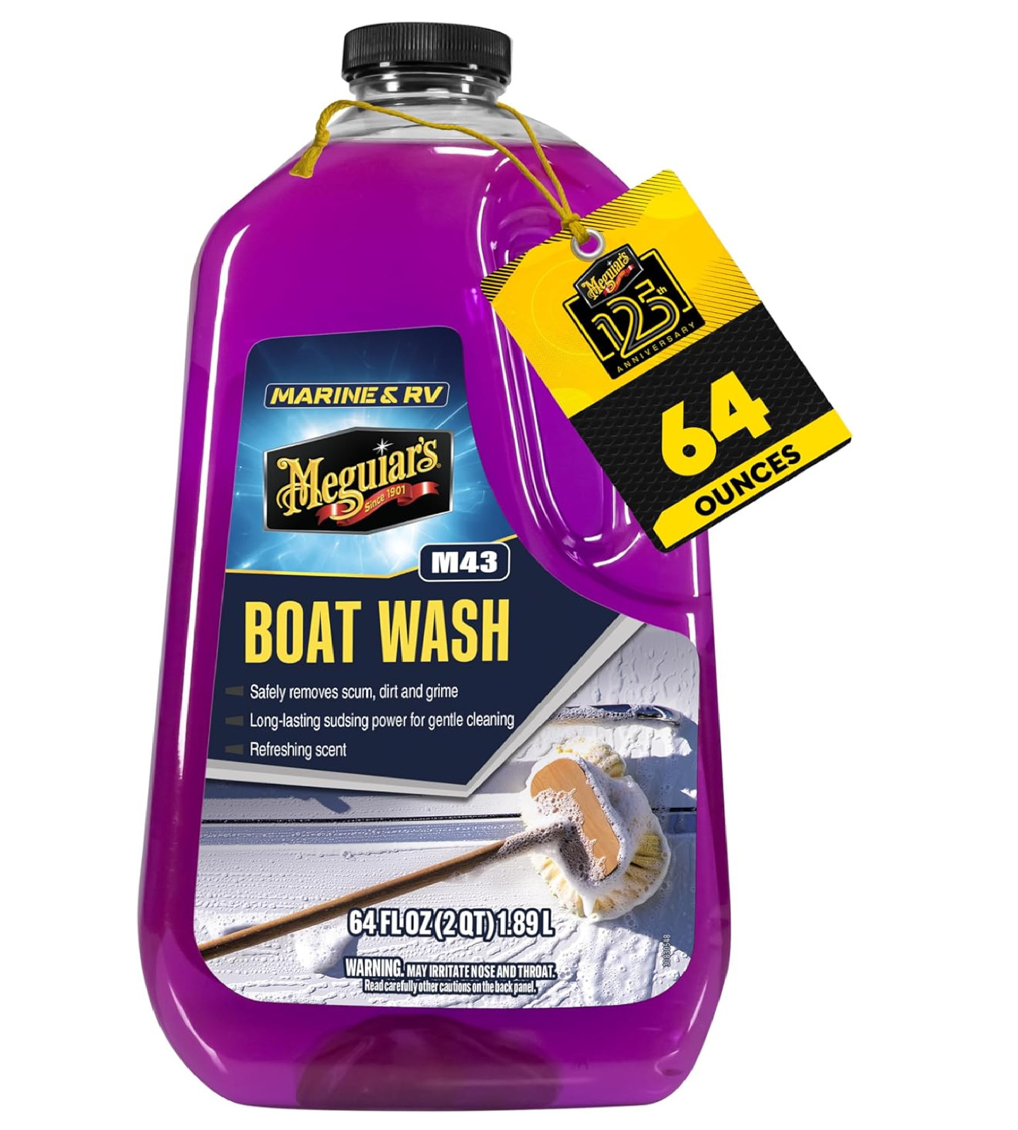 Meguiars Marine Rv Boat Wash 64 Oz Non Streaking Cleaner With Lasting Suds