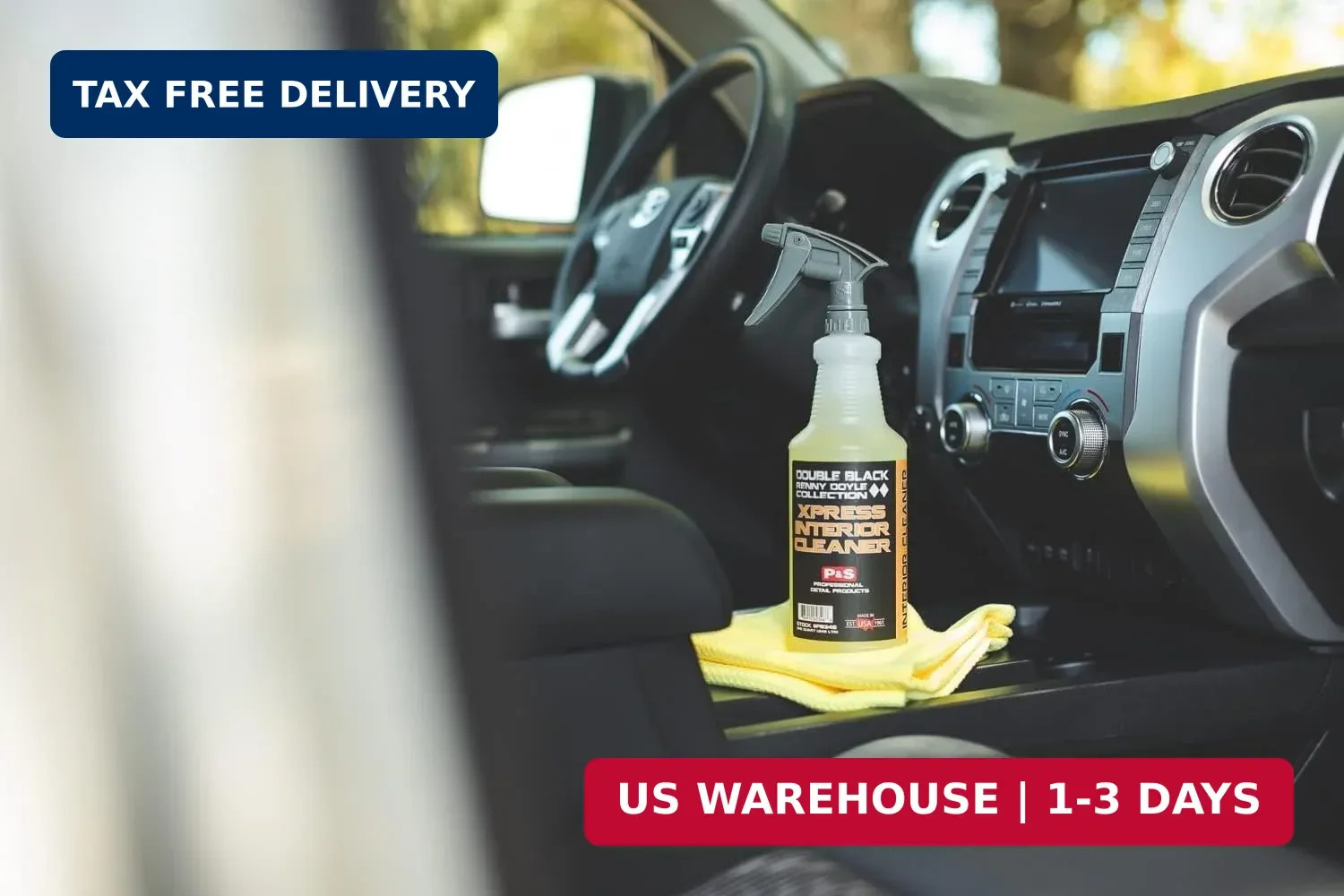 P & S PROFESSIONAL DETAIL PRODUCTS Xpress Interior Cleaner – Safe for Leather, V