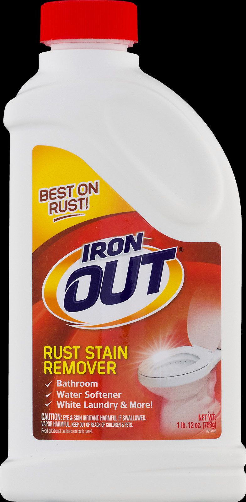 IRON OUT rEmOvE RUST Stain clothes laundry toilet tub 28 oz Summit Brands io30n