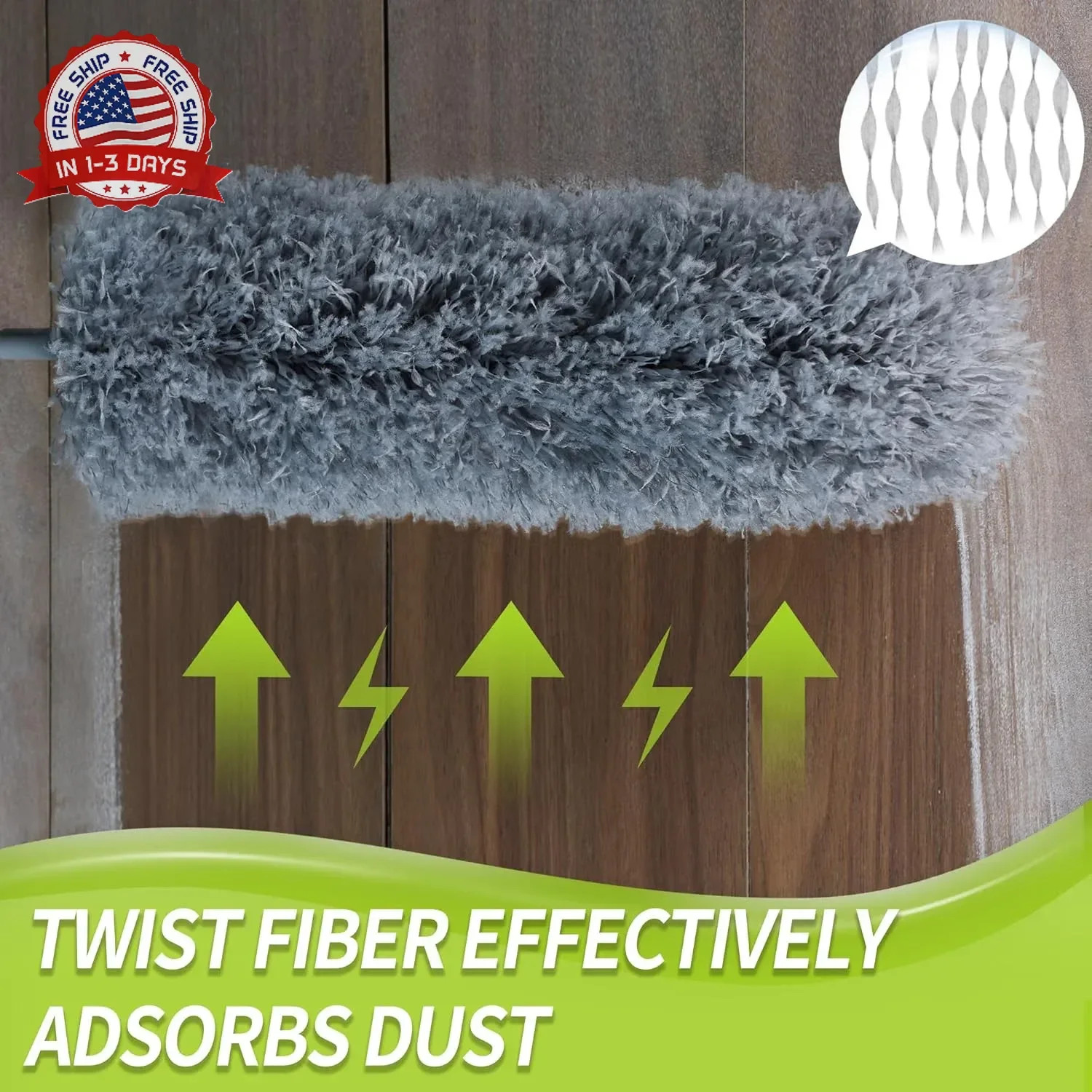 IVYROLL Cobweb Duster with Extension Pole, Spider Web Brush & Ceiling Cleaning K