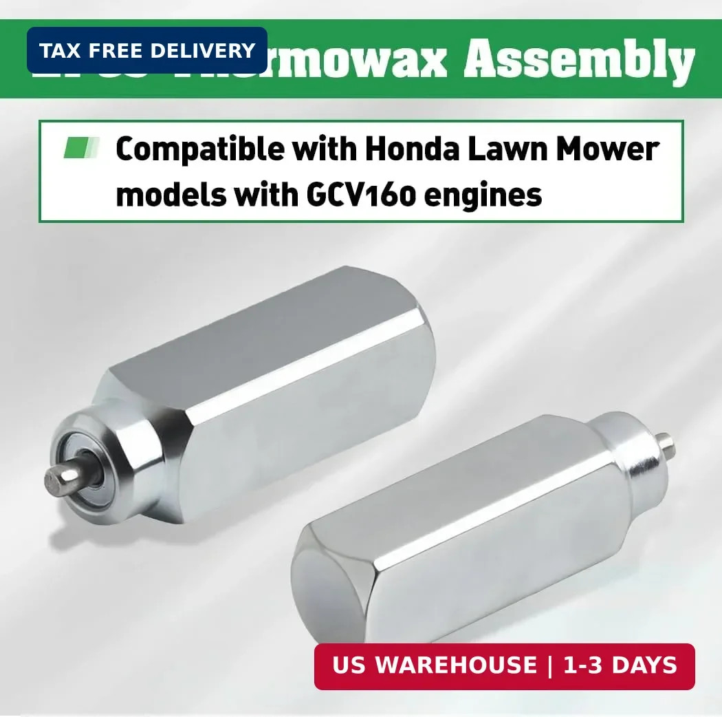 Upgraded 2Pcs Thermo Wax Assembly Replacement for Hon-da HRX217 HRR216 GCV160 GC