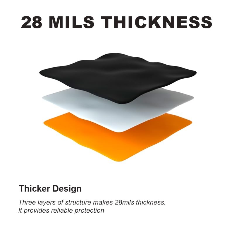 Heavy-Duty Latex Chemical Resistant Gloves – Reusable Long Rubber 14”, Black