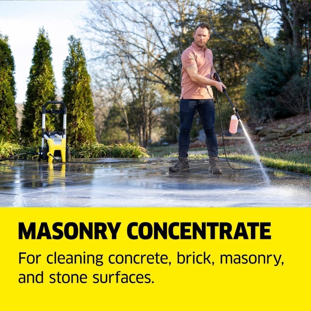 Highly Concentrated Pressure Washer Cleaner for Concrete & Stone Surfaces